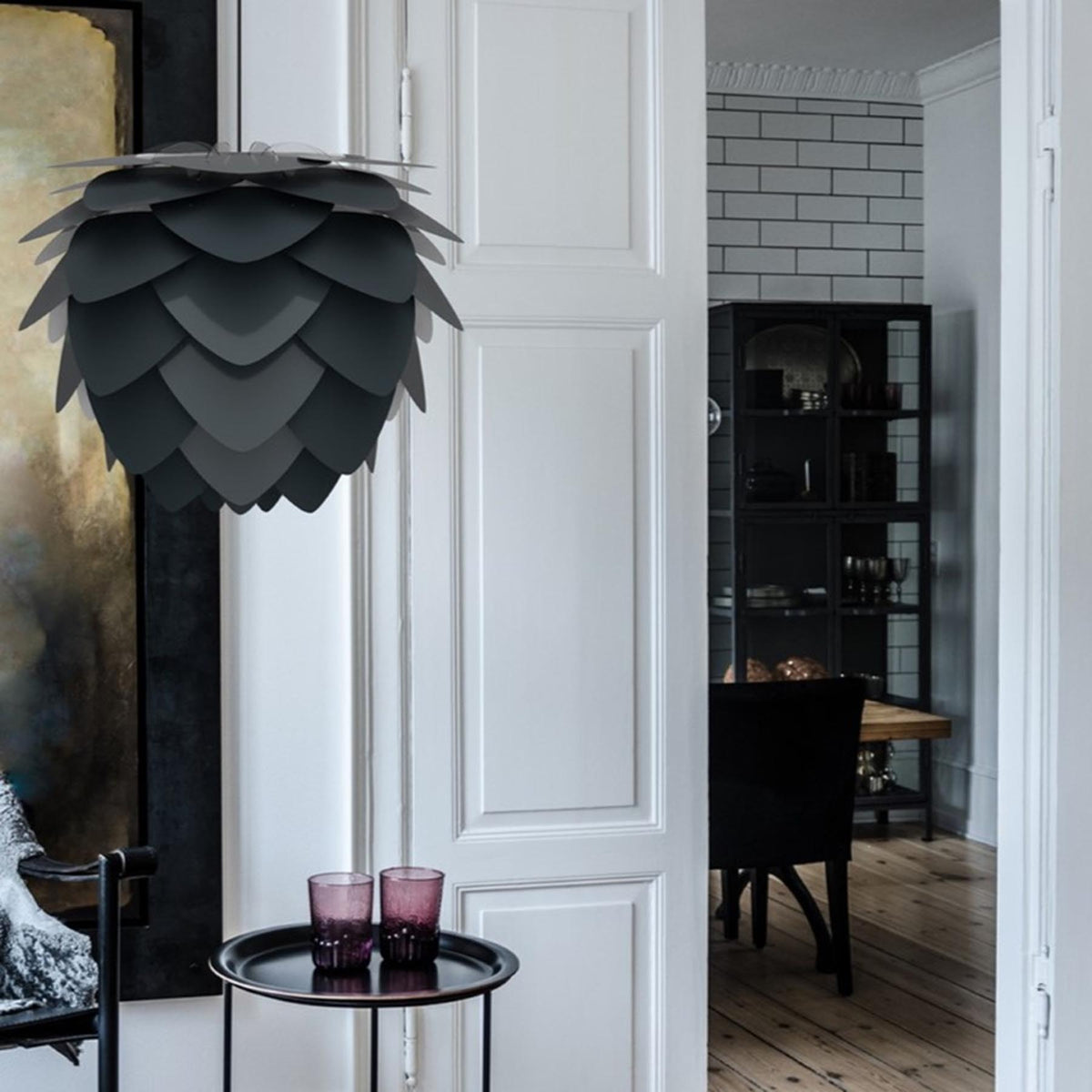 Aluvia Medium Lampenschirm in Anthracite Grey präsentiert im Onlineshop von KAQTU Design AG. Lampenschirm ist von Umage