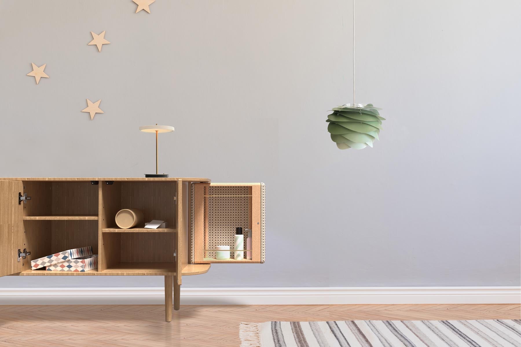 Eleganter Carmina Lampenschirm von Umage in Amazonas-Design, ideal für stilvolle Beleuchtung und moderne Wohnräume.