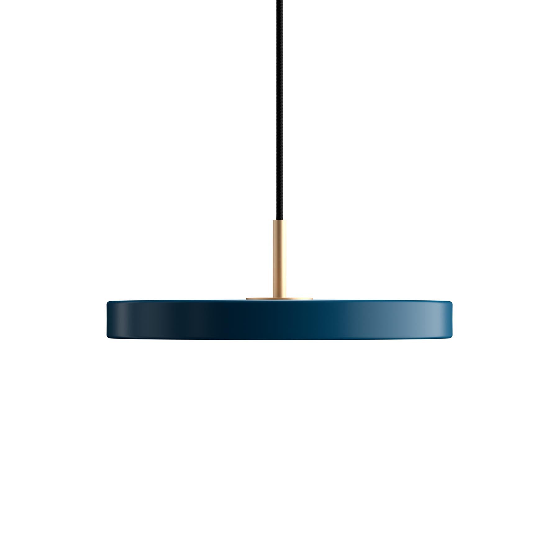 Elegante Asteria Mini Pendellampe in Saffron Yellow, ideal für moderne Wohnräume und zur Akzentuierung von Lichtakzenten.