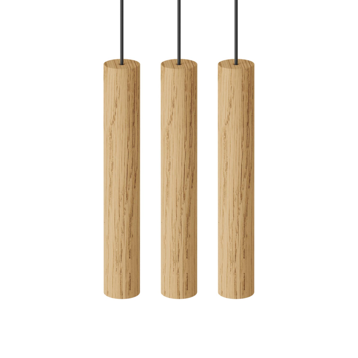 Chimes 3er Gruppe Lampenschirm in Oak präsentiert im Onlineshop von KAQTU Design AG. Pendelleuchte ist von Umage