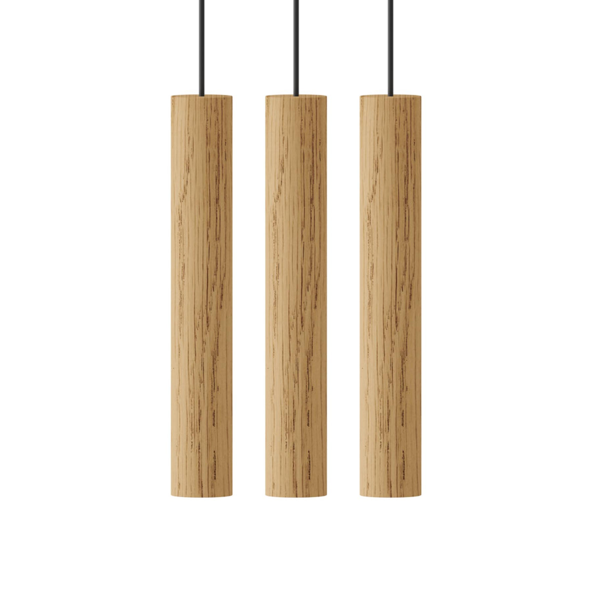 Chimes 3er Gruppe Lampenschirm in Oak präsentiert im Onlineshop von KAQTU Design AG. Pendelleuchte ist von Umage