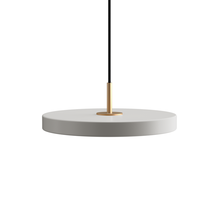 Elegante Asteria Mini Pendellampe in Saffron Yellow, ideal für moderne Innenräume und sorgt für ein gemütliches Lichtambiente.