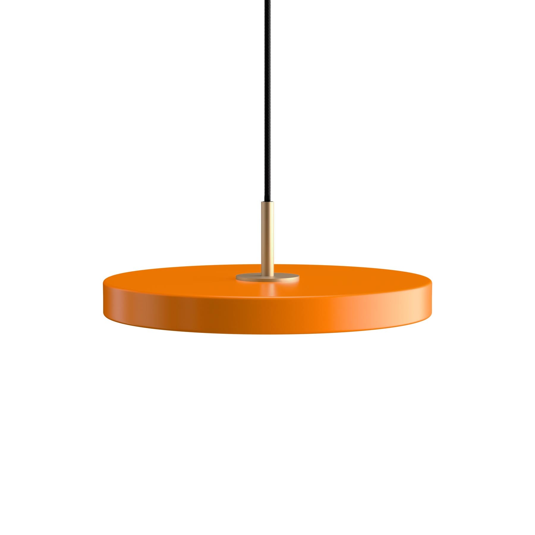 Elegante Asteria Mini Pendellampe in Saffron Yellow, ideal für moderne Innenräume und als dekoratives Highlight in jedem Raum.