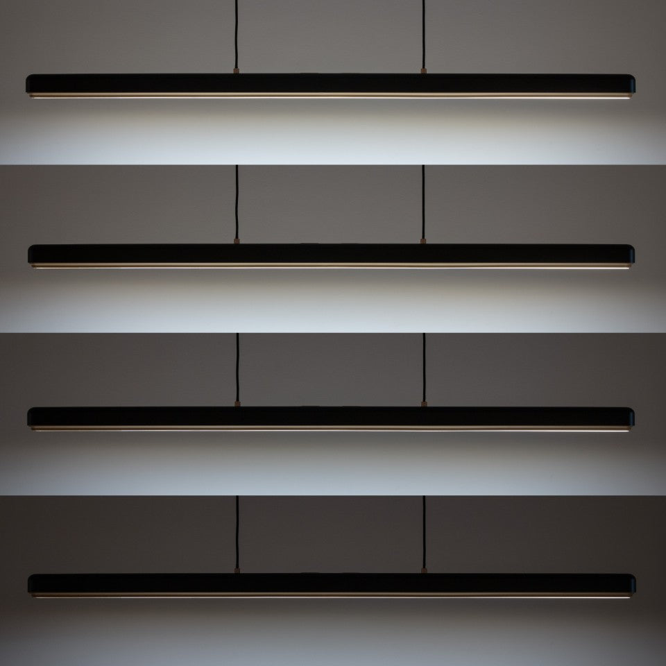 Moderne Pendelleuchte Hazel Branch in Schwarz und Stahl, perfekt für kreative Wohnräume und stilvolle Akzente.