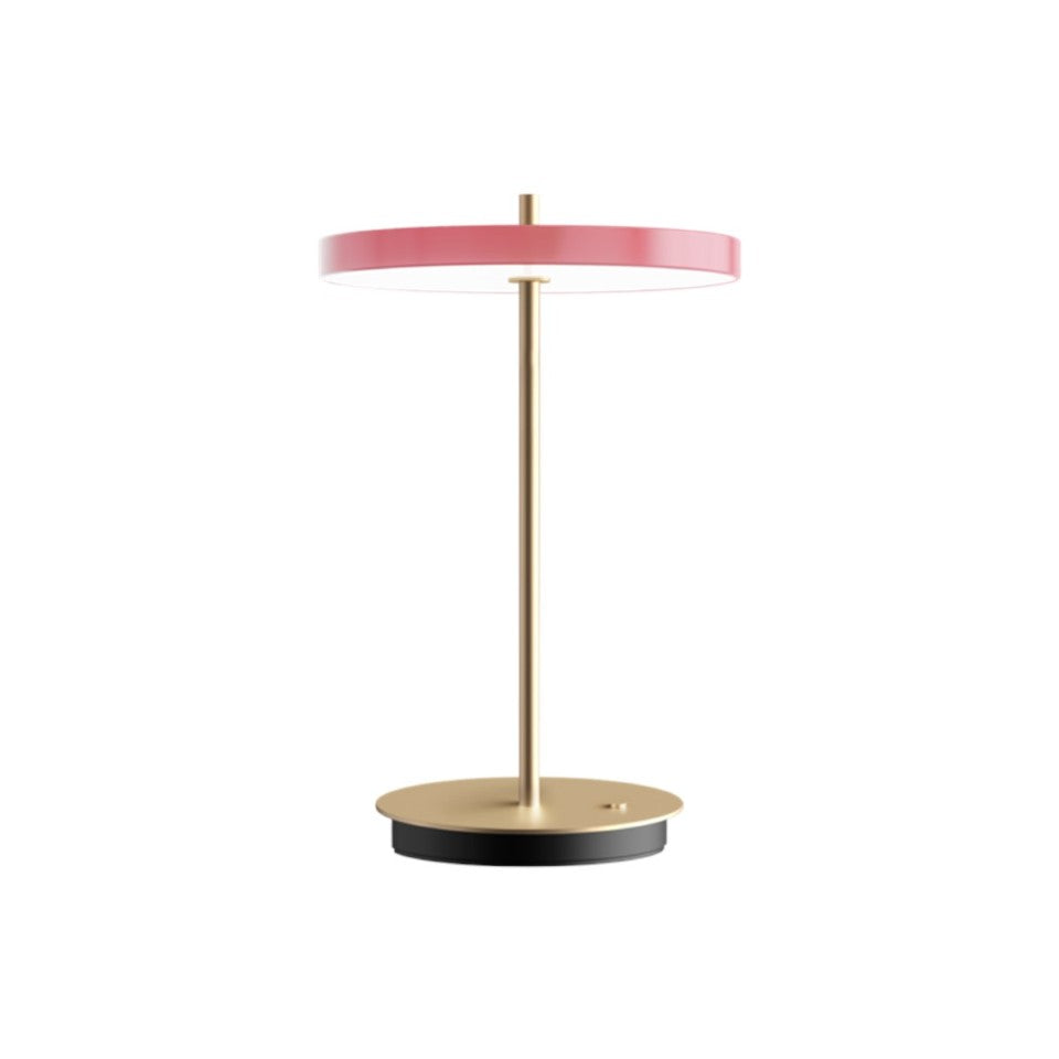 Elegante Asteria Move Tischleuchte in sanftem Rosé, ideal für stilvolle Akzente und gemütliche Atmosphäre in jedem Raum.