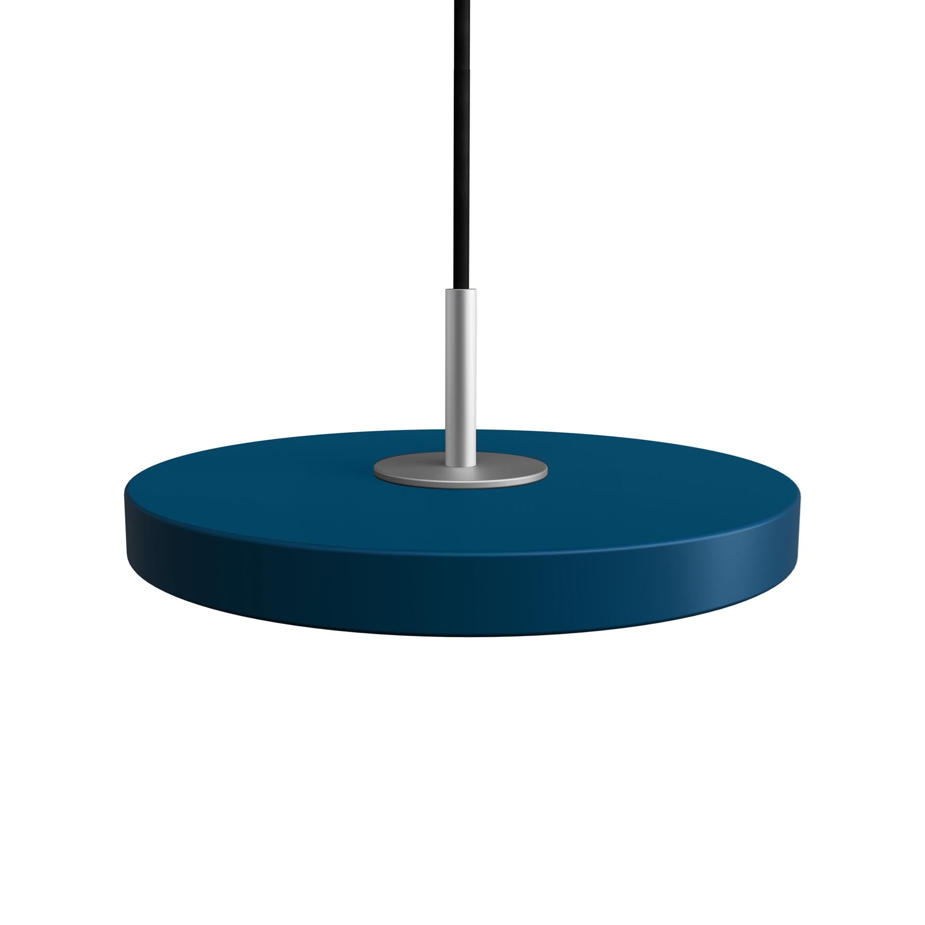 Moderne Asteria Micro Pendelleuchte in Petrol Blue, perfekt für kreative Lichtgestaltung und stilvolle Raumakzente.