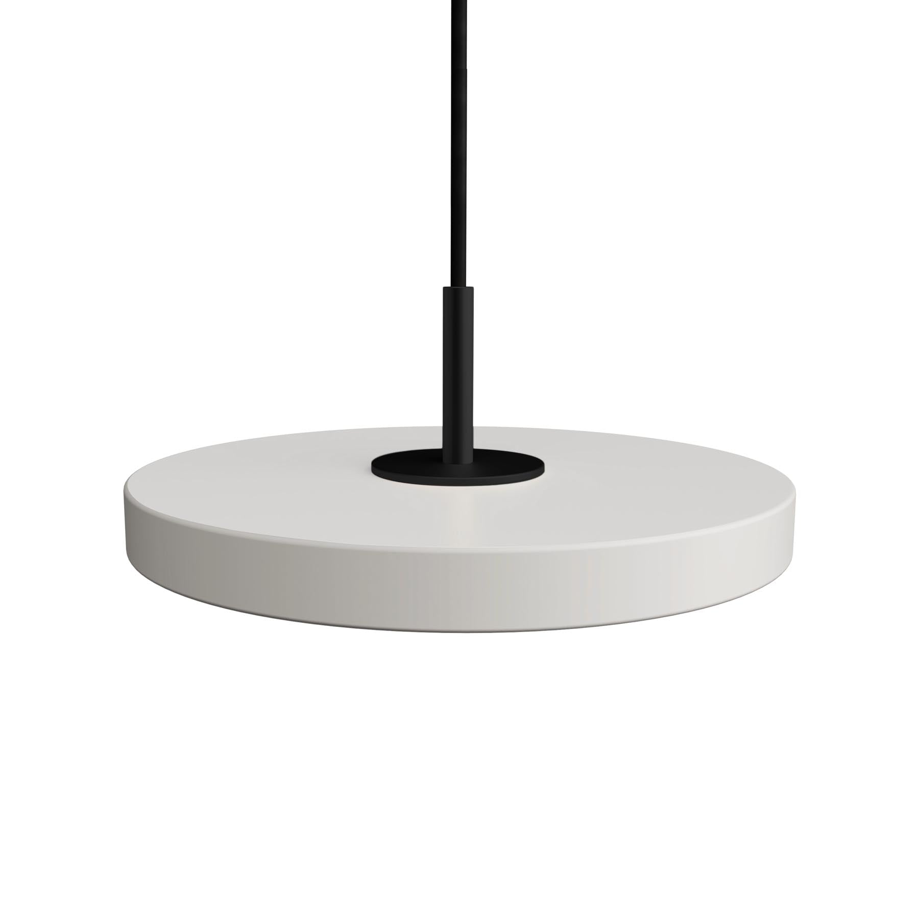 Moderne Asteria Micro Pendelleuchte in zartem Mist, perfekt für stimmungsvolle Akzente und zeitgemäße Raumgestaltung.
