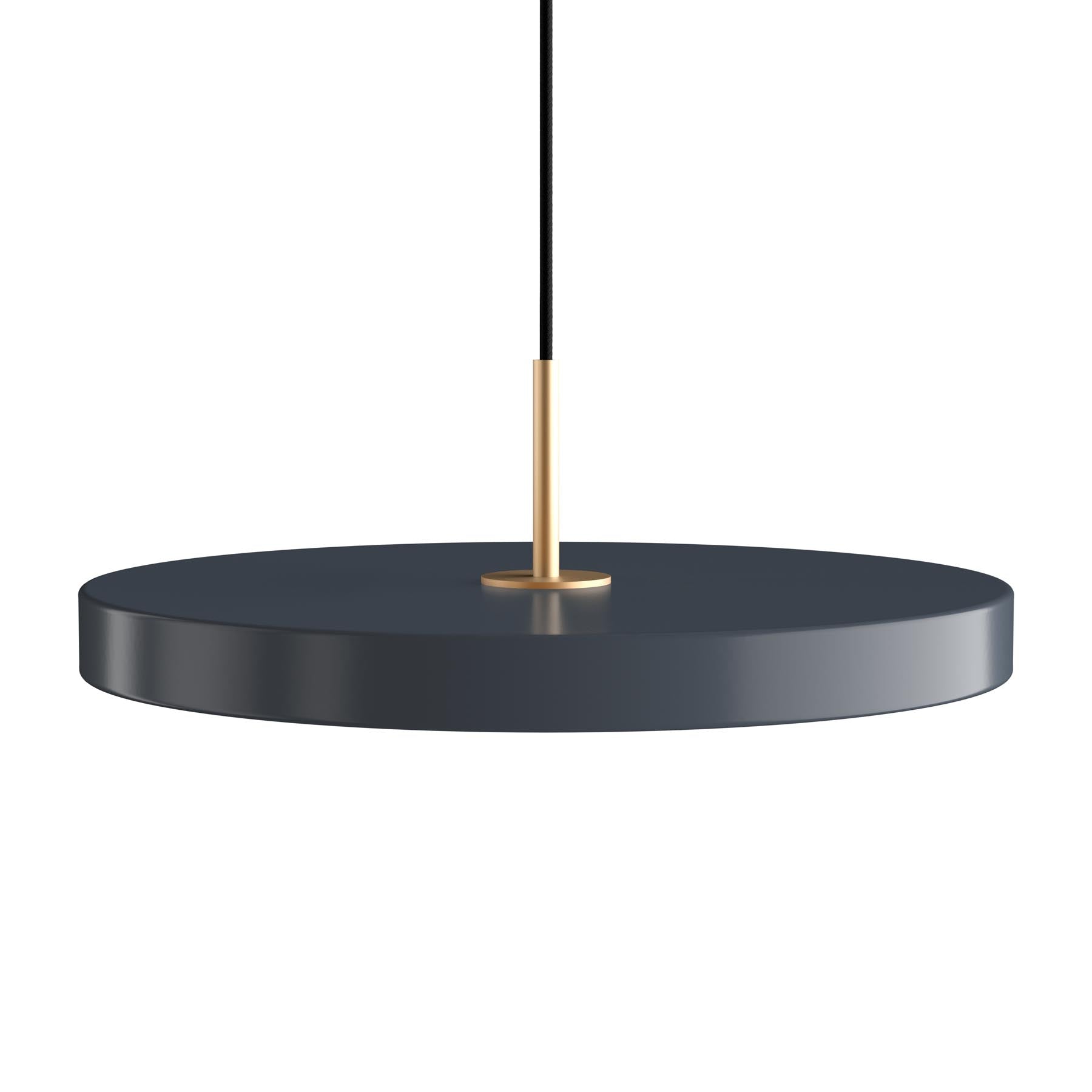 Moderne Asteria Plus Medium Pendellampe in leuchtendem Saffron Yellow, perfekt für stilvolle Beleuchtung und besondere Akzente.