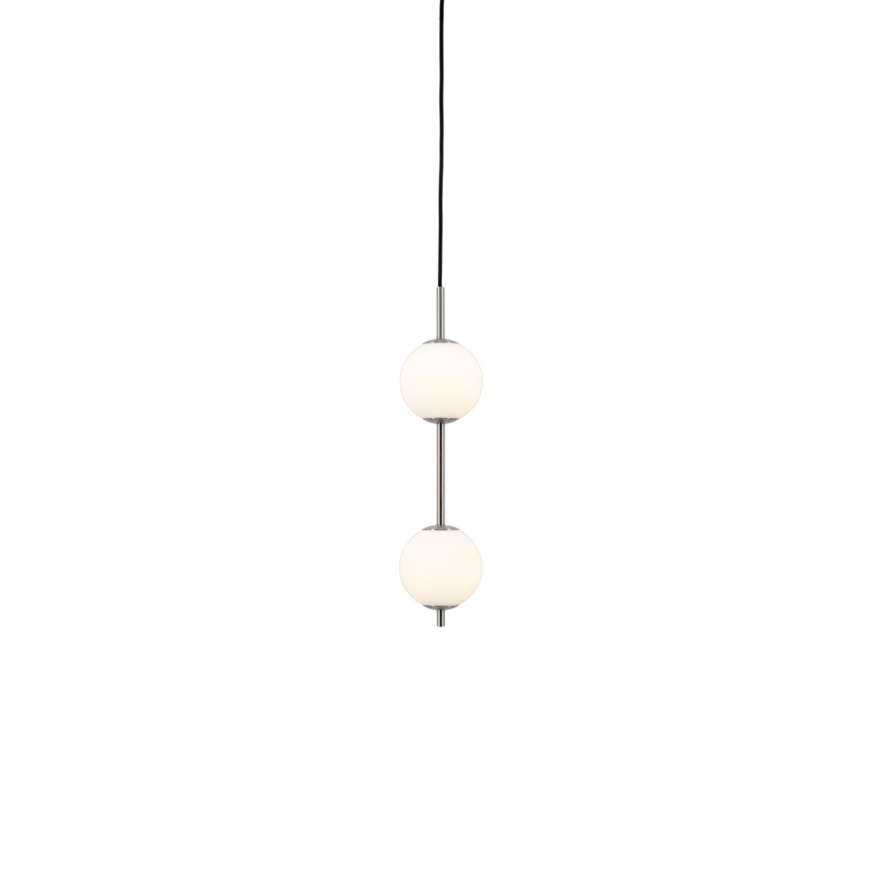 Audrey Pendellampe 2er in Silber präsentiert im Onlineshop von KAQTU Design AG. Pendelleuchte ist von Umage