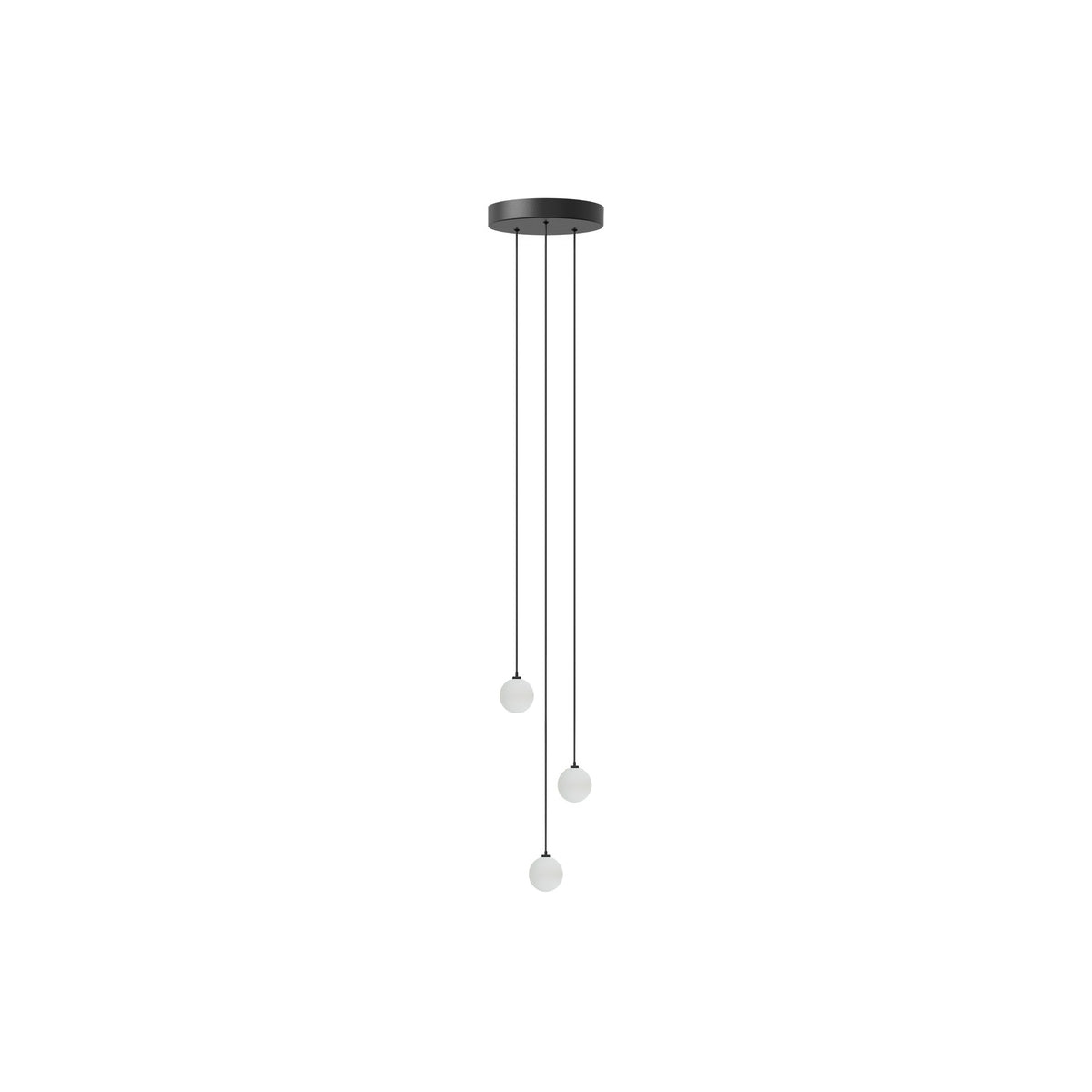 Rosette Mini 3er in Black präsentiert im Onlineshop von KAQTU Design AG. Kabel / Lampenfassung ist von Umage