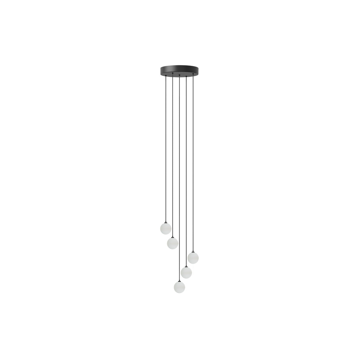 Rosette Mini 5er in Black präsentiert im Onlineshop von KAQTU Design AG. Kabel / Lampenfassung ist von Umage