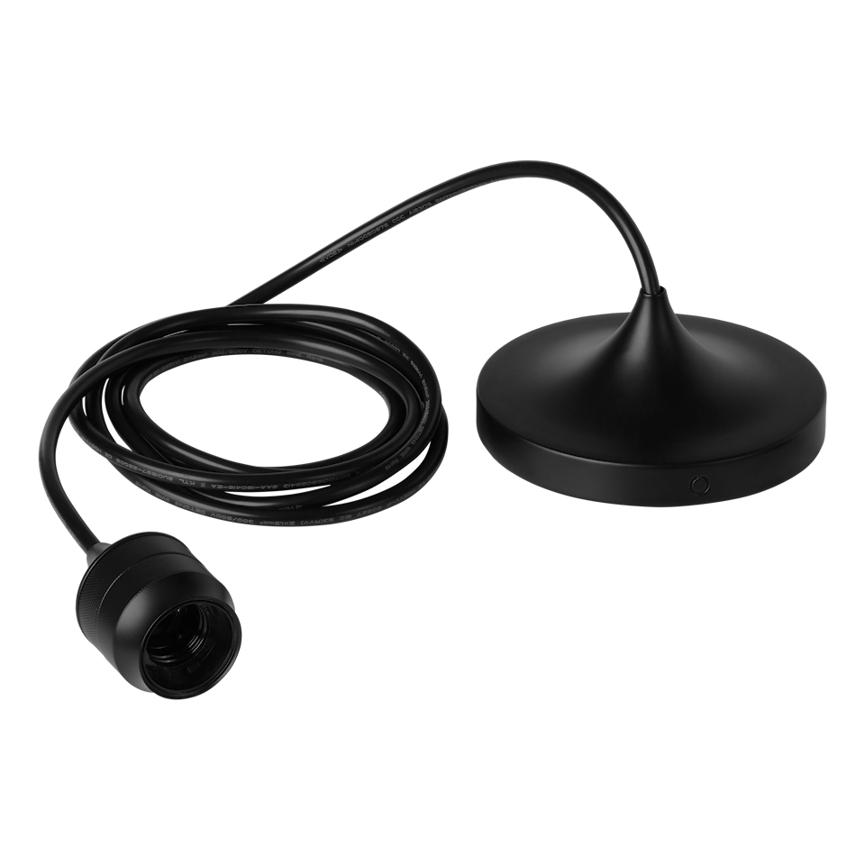 Cord Set Pro in Black präsentiert im Onlineshop von KAQTU Design AG. Kabel / Lampenfassung ist von Umage