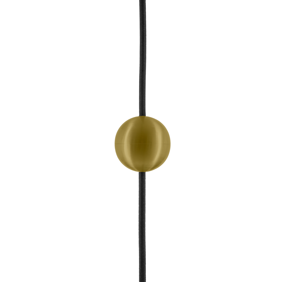 Cord Connector in Brushed Brass präsentiert im Onlineshop von KAQTU Design AG. Kabel / Lampenfassung ist von Umage