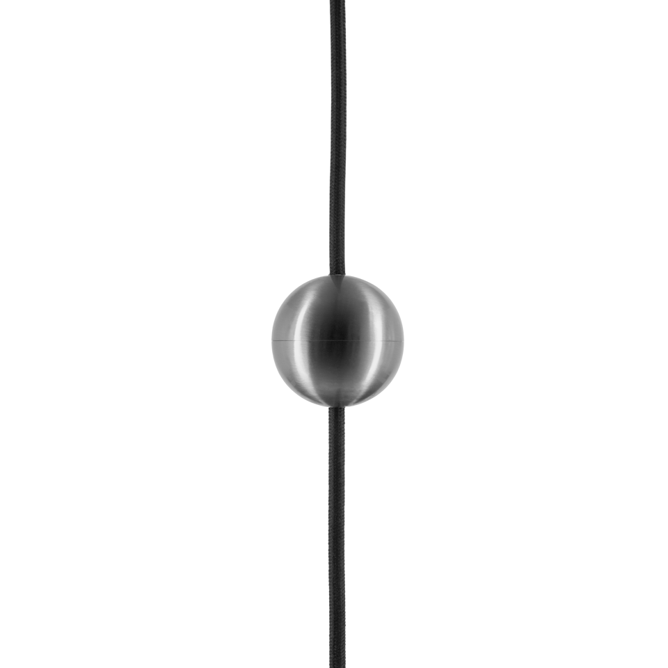 Cord Connector in Brushed Steel präsentiert im Onlineshop von KAQTU Design AG. Kabel / Lampenfassung ist von Umage