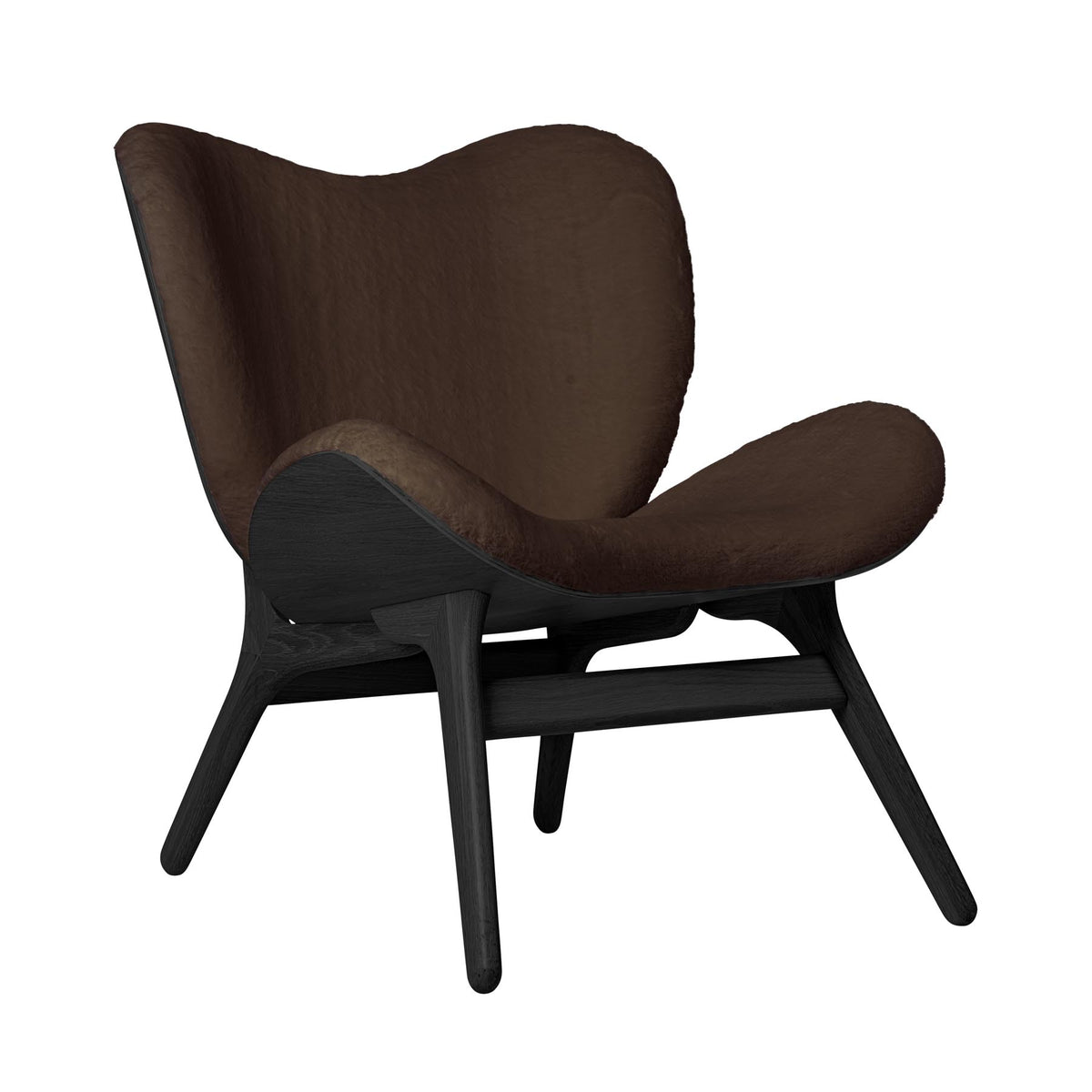 A Conversation Piece Low Sessel in Teddy Brown präsentiert im Onlineshop von KAQTU Design AG. Sessel ist von Umage