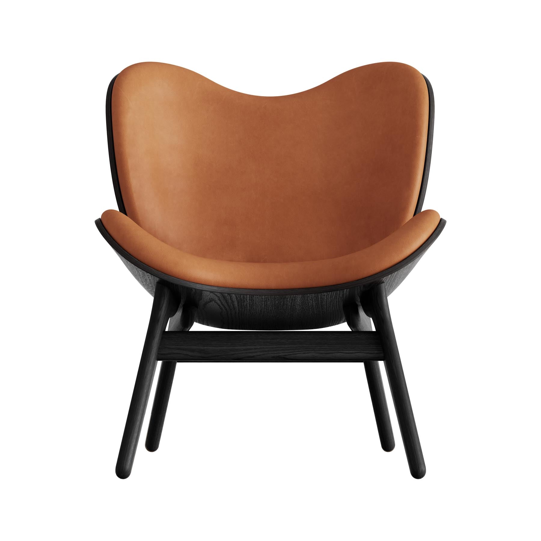 Moderner Low Sessel A Conversation Piece von Umage in Dunes Rust, perfekt für gemütliche Gespräche und stilvolle Akzente in jedem Raum.