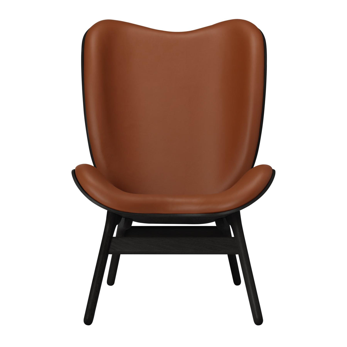 A Conversation Piece Tall Sessel in Cognac präsentiert im Onlineshop von KAQTU Design AG. Sessel ist von Umage