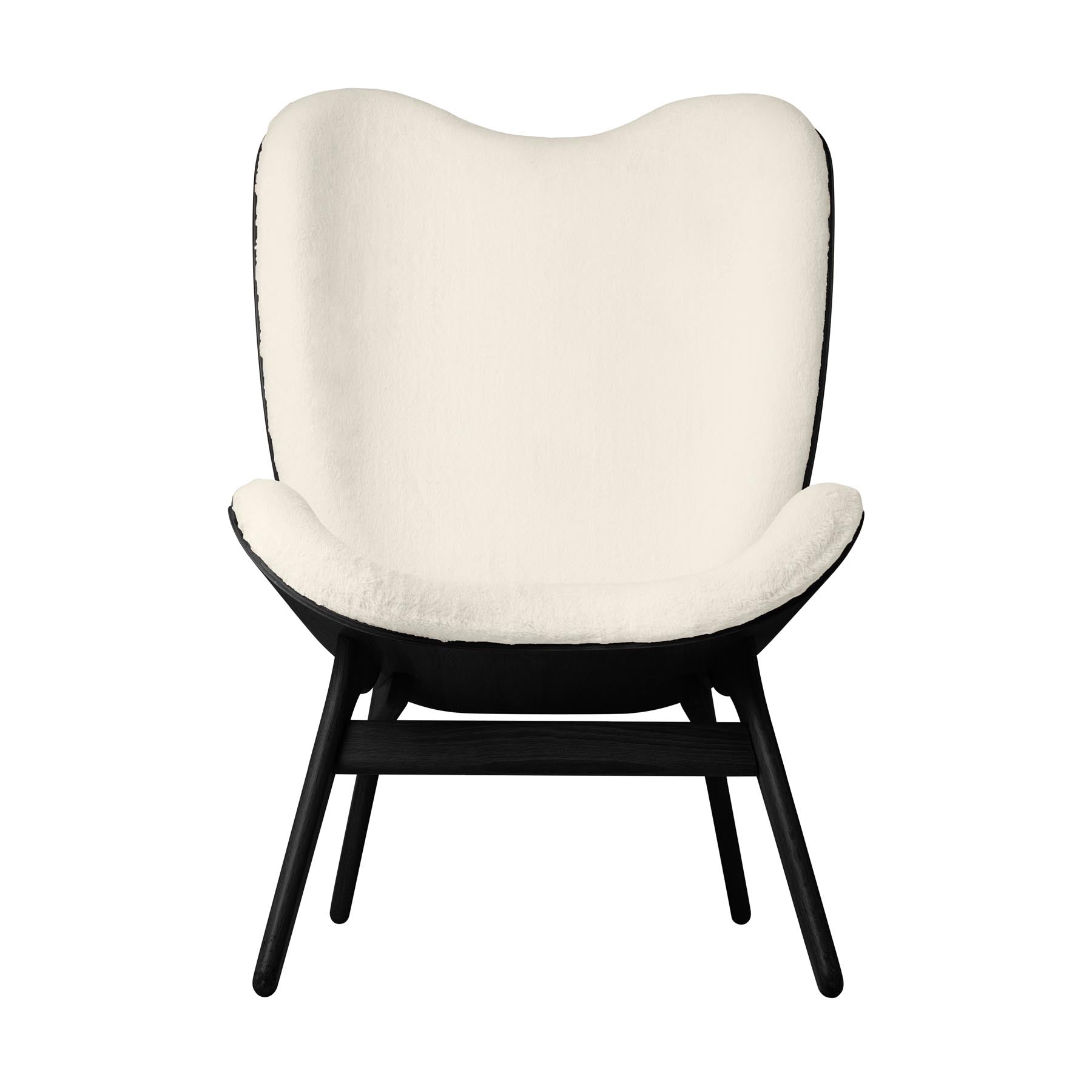 Moderner A Conversation Piece Tall Sessel in Teddy White, perfekt für gemütliche Ecken und stilvolle Akzente in jedem Raum.