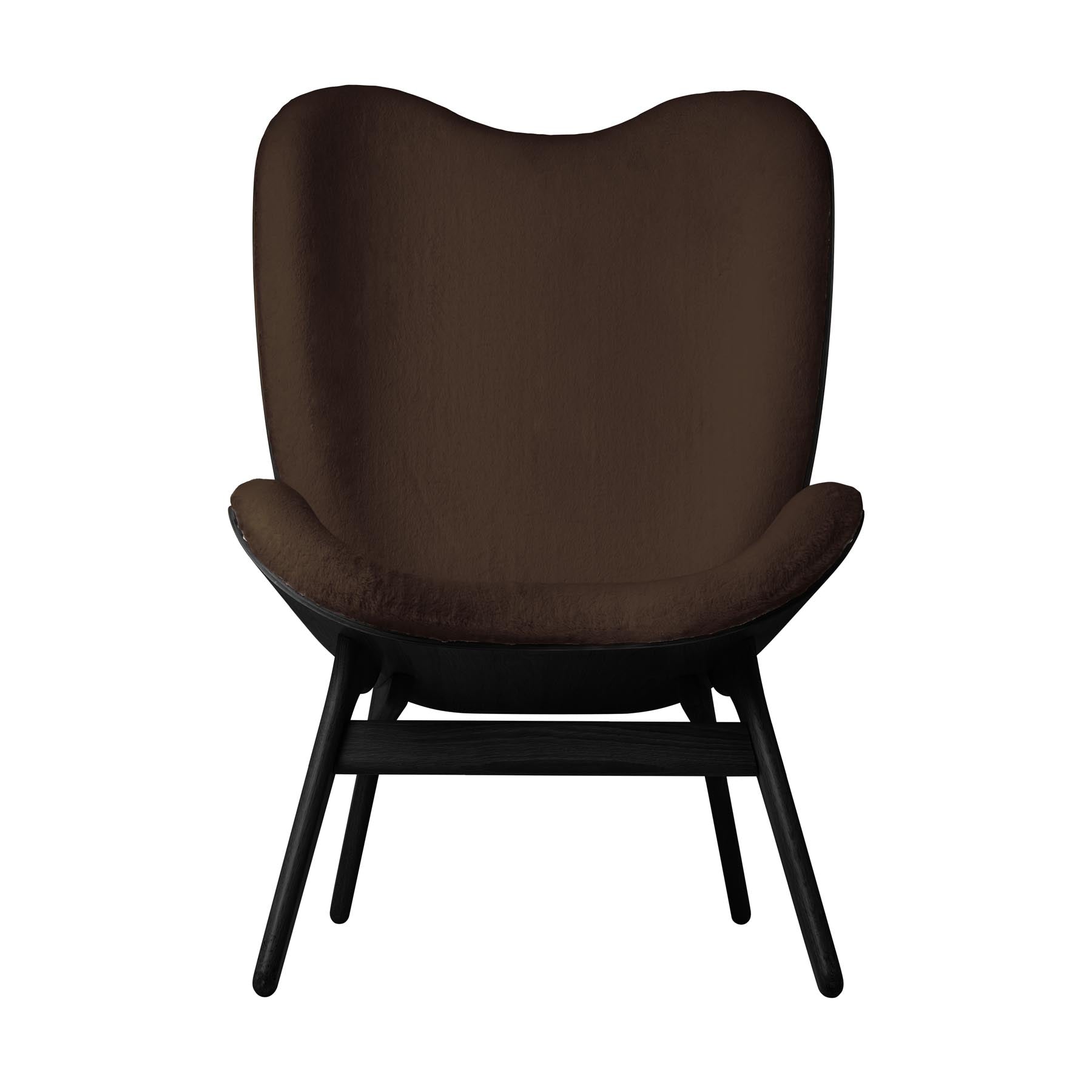 Moderner A Conversation Piece Tall Sessel in Teddy Brown, perfekt für einladende Wohnräume und stilvolle Einrichtungsideen.