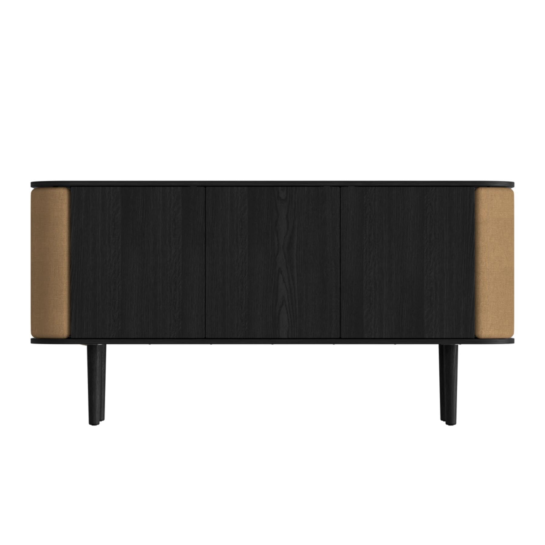 Elegantes 3-türiges Sideboard in warmem Sugar Brown von Umage, ideal für stilvolle Akzente und praktischen Stauraum in jedem Raum.