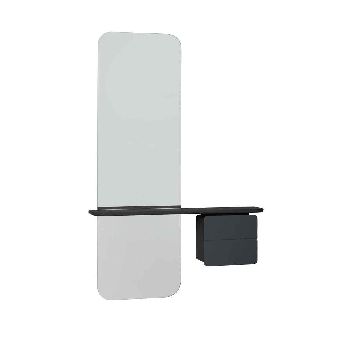 One More Look Wandregal in Anthracite Grey präsentiert im Onlineshop von KAQTU Design AG. Wandregal ist von Umage