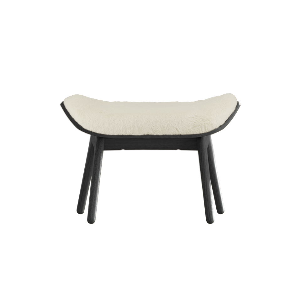 The Reader Ottoman in Teddy White präsentiert im Onlineshop von KAQTU Design AG. Ottoman ist von Umage