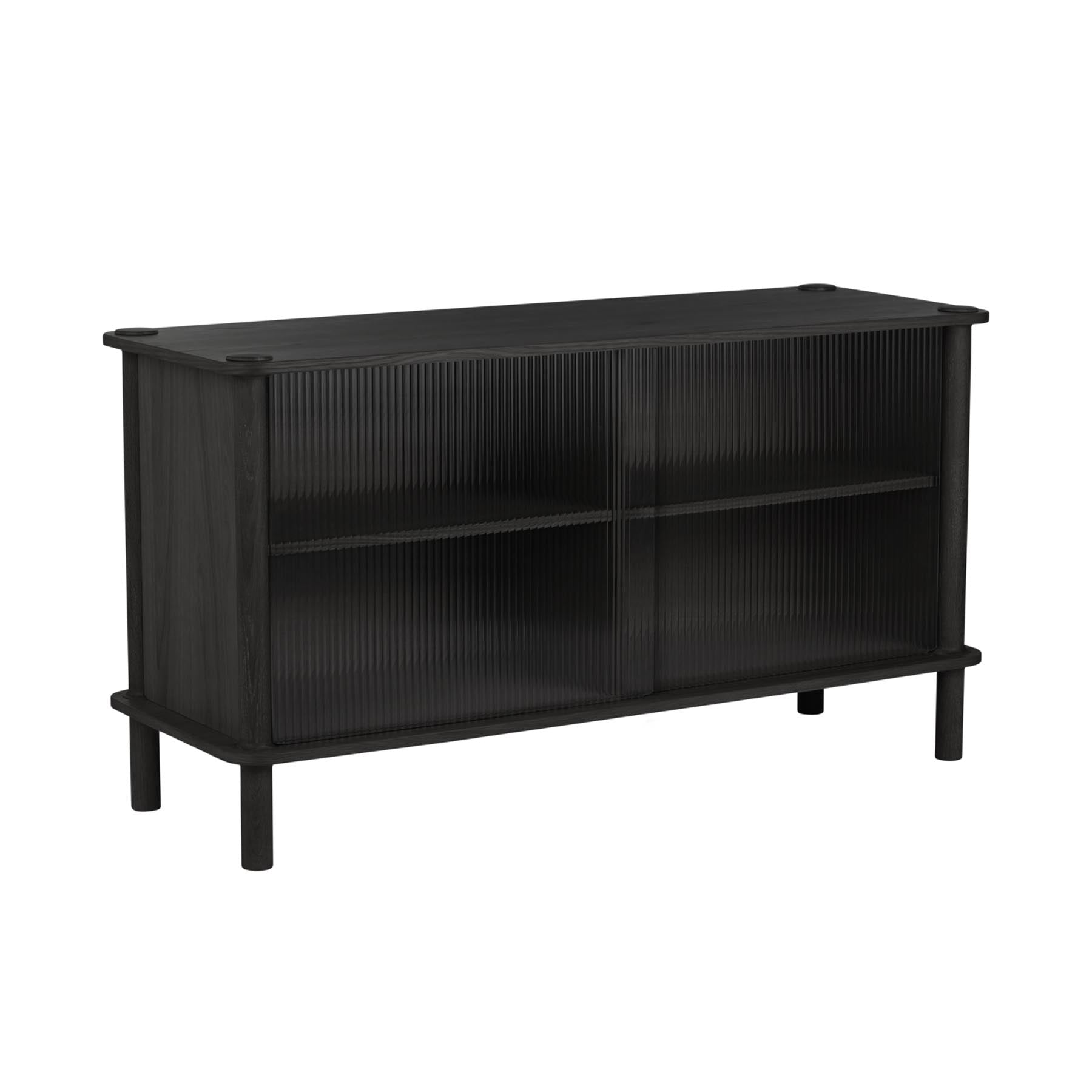 Italic Sideboard mit 2 Holztüren in Glass präsentiert im Onlineshop von KAQTU Design AG. sideboard ist von Umage