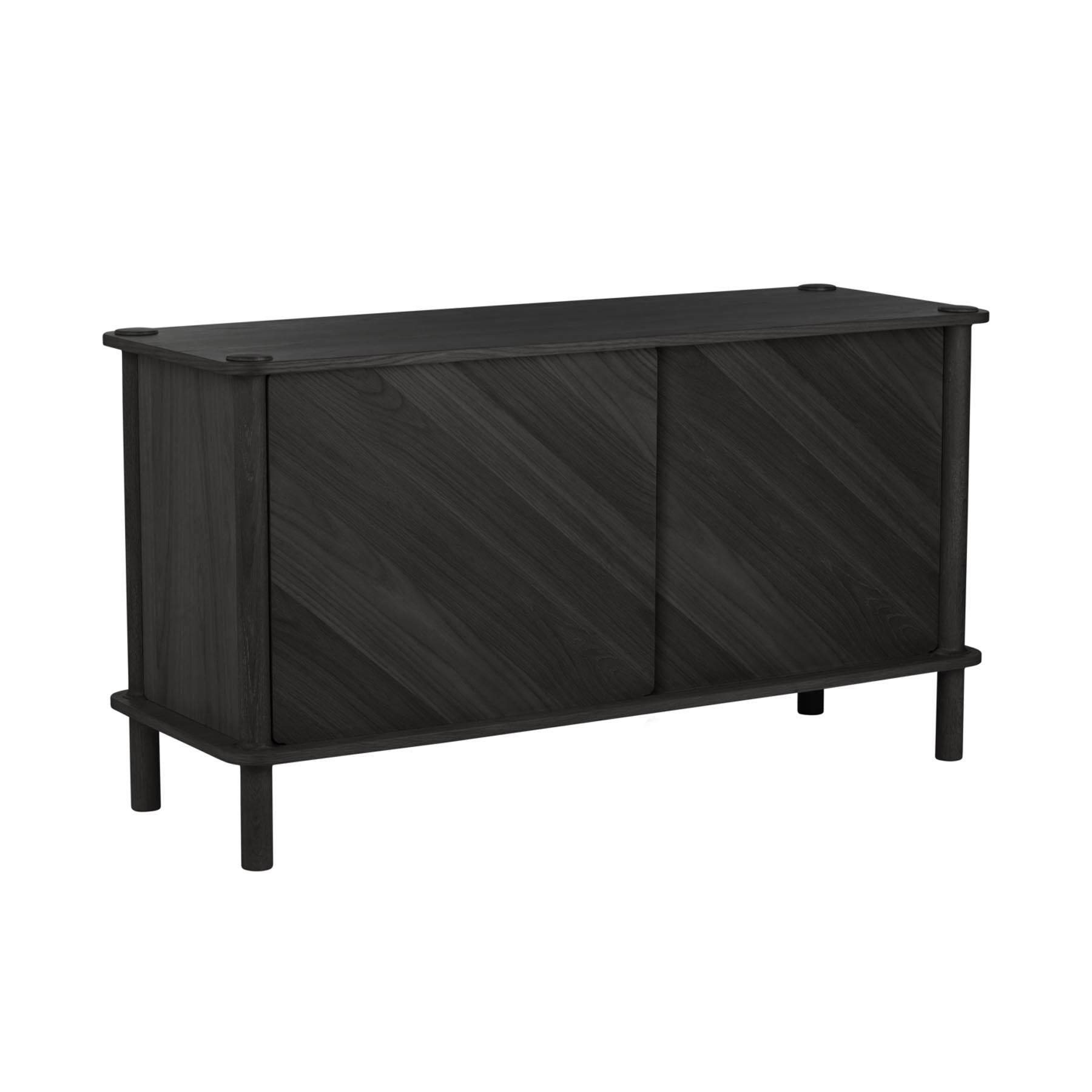 Modernes Italic Sideboard von Umage mit zwei eleganten Holztüren, perfekt für stilvolle Wohnräume und funktionale Einrichtungslösungen.