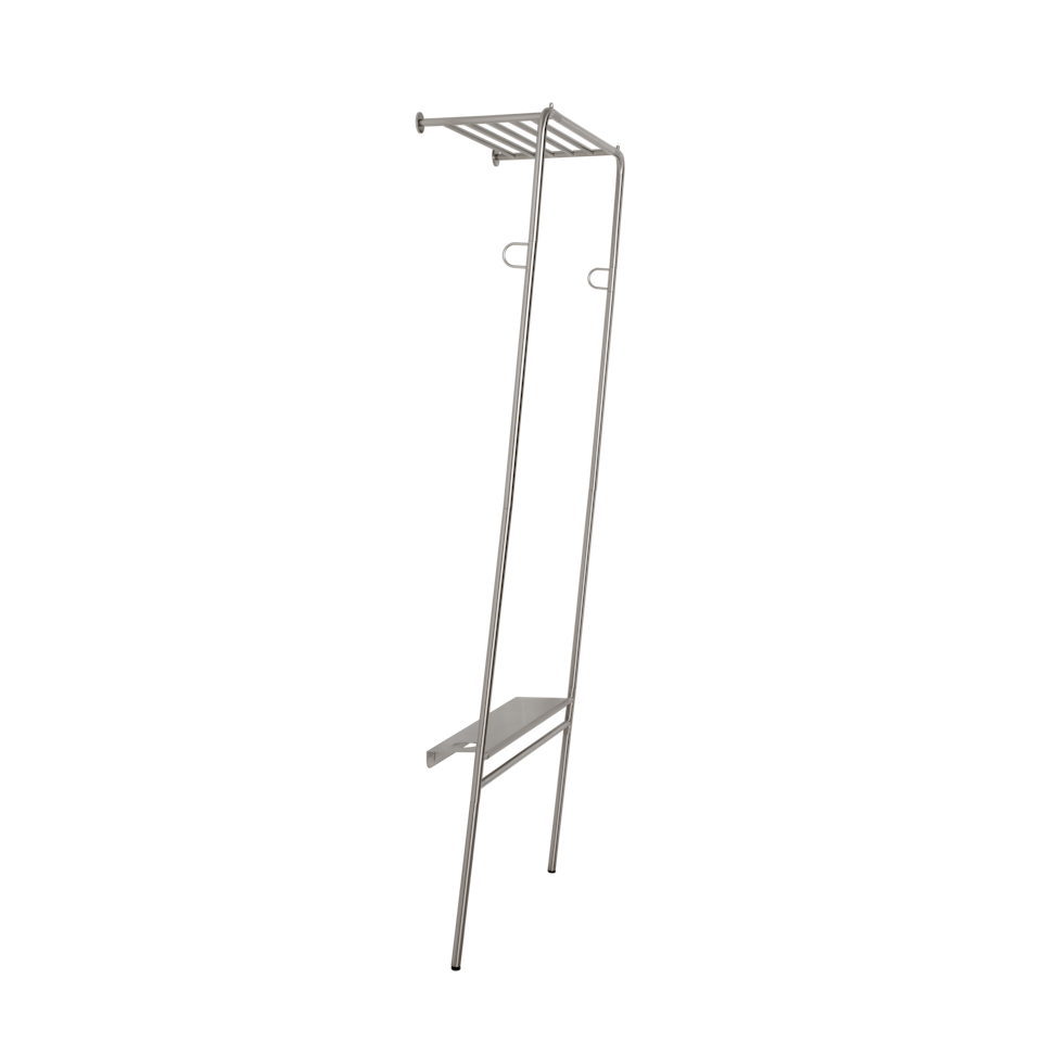 Lean On Me Kleiderständer in Steel präsentiert im Onlineshop von KAQTU Design AG. Garderobe ist von Umage