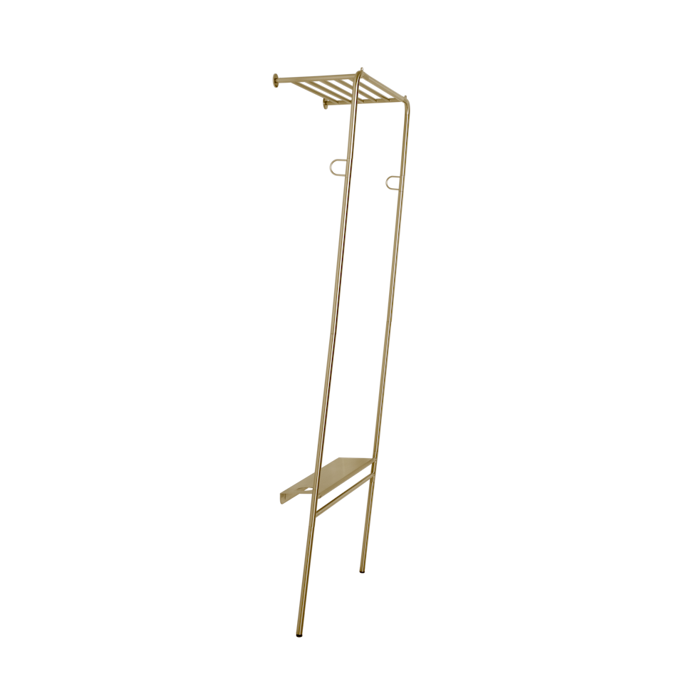 Lean On Me Kleiderständer in Brass präsentiert im Onlineshop von KAQTU Design AG. Garderobe ist von Umage