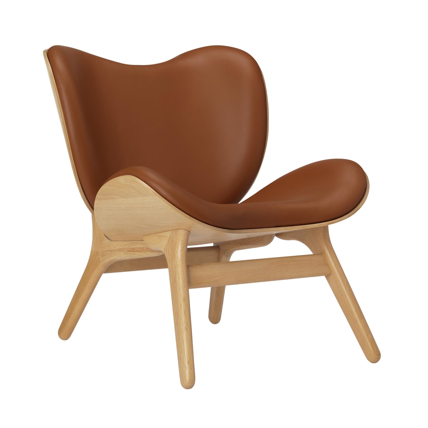 A Conversation Piece Low Sessel in Cognac präsentiert im Onlineshop von KAQTU Design AG. Sessel ist von Umage