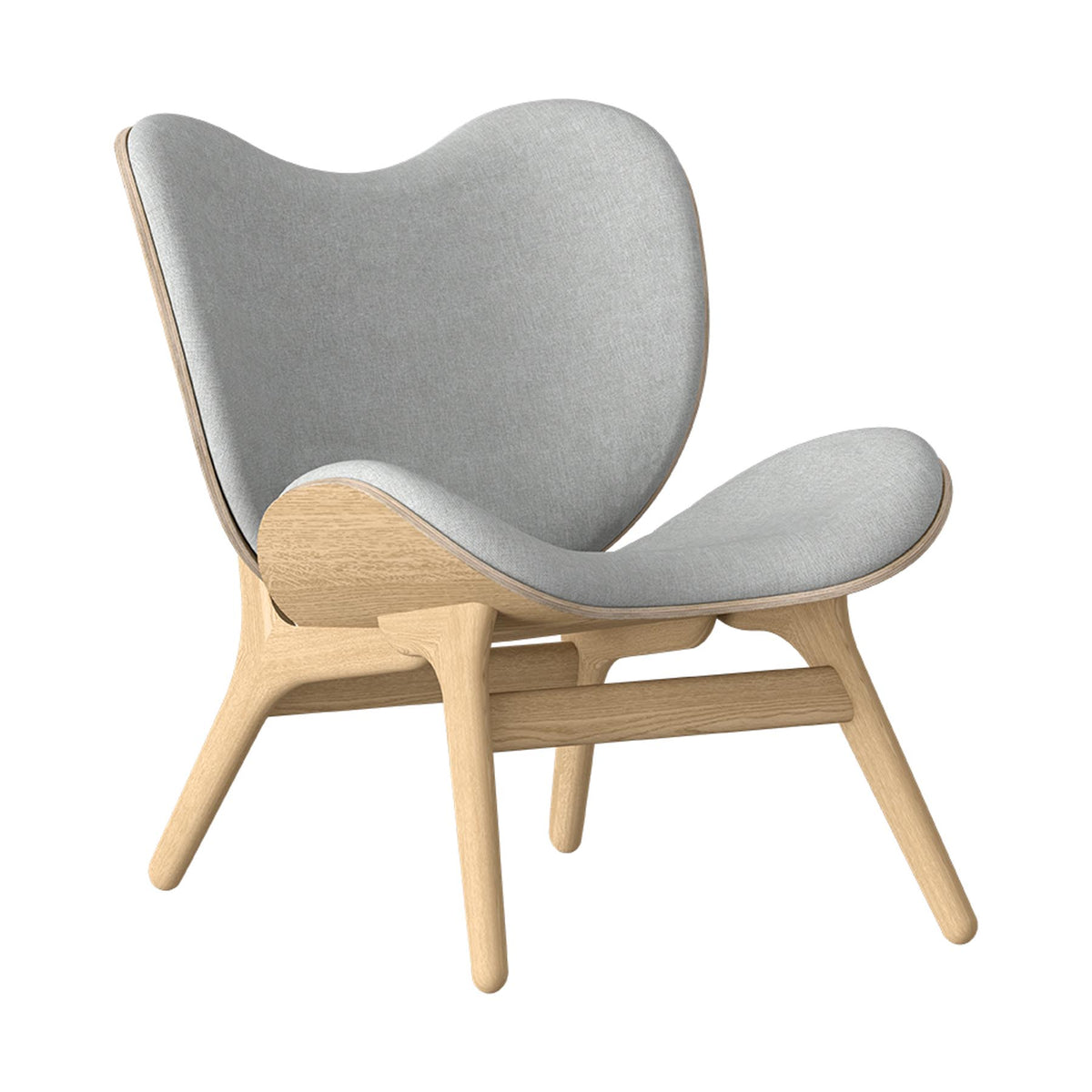 A Conversation Piece Low Sessel in Sterling präsentiert im Onlineshop von KAQTU Design AG. Sessel ist von Umage