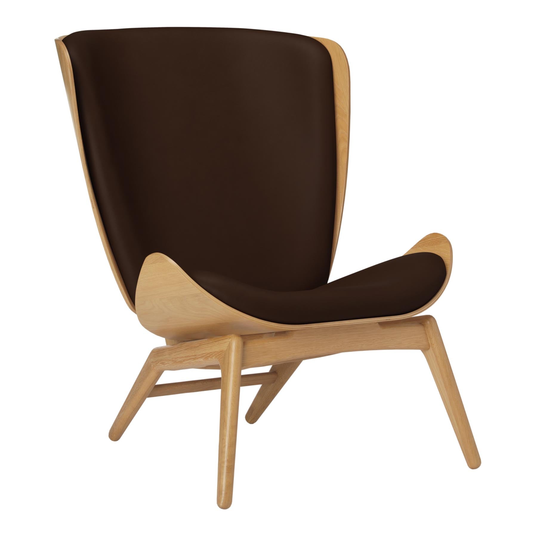 The Reader Sessel in Brown präsentiert im Onlineshop von KAQTU Design AG. Sessel ist von Umage