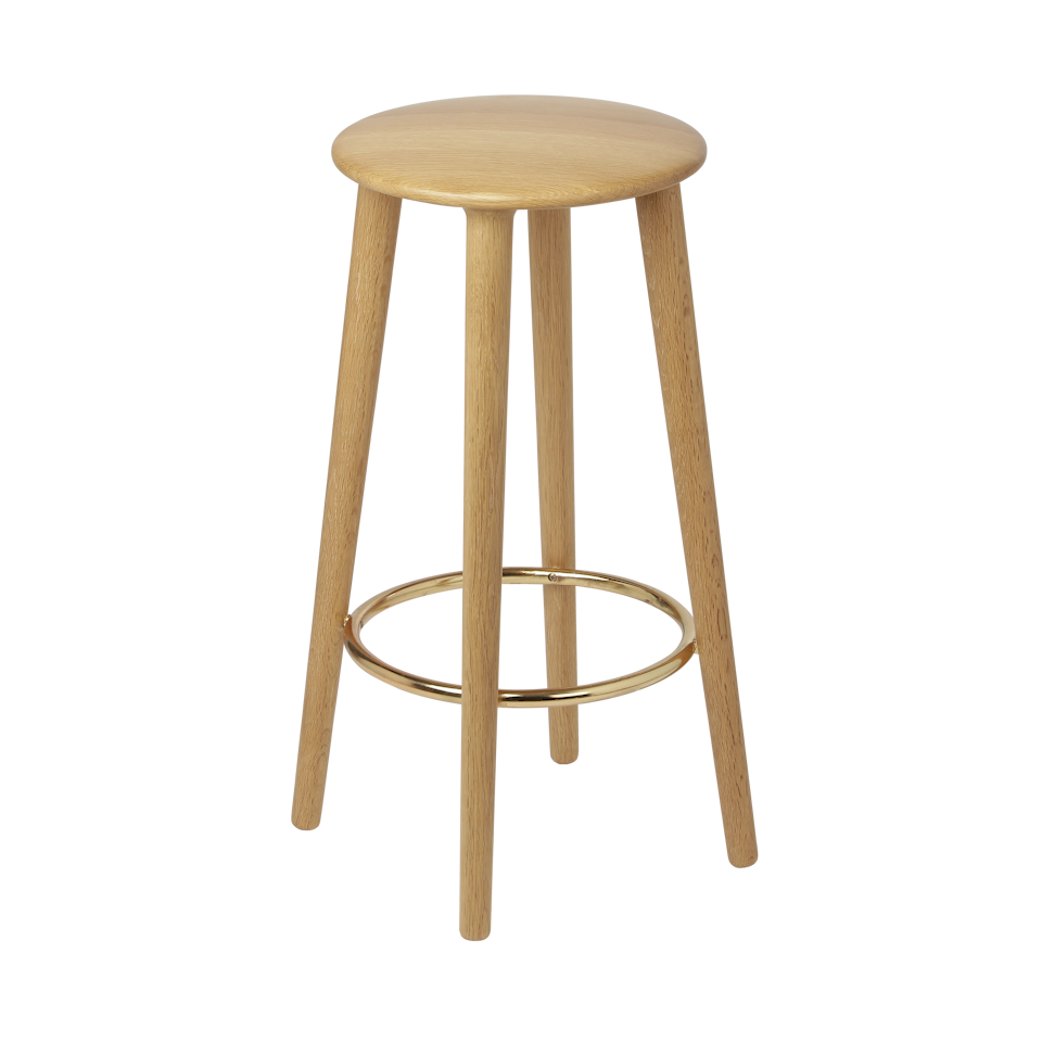 The Socialite Barhocker in Oak präsentiert im Onlineshop von KAQTU Design AG. Barhocker ist von Umage