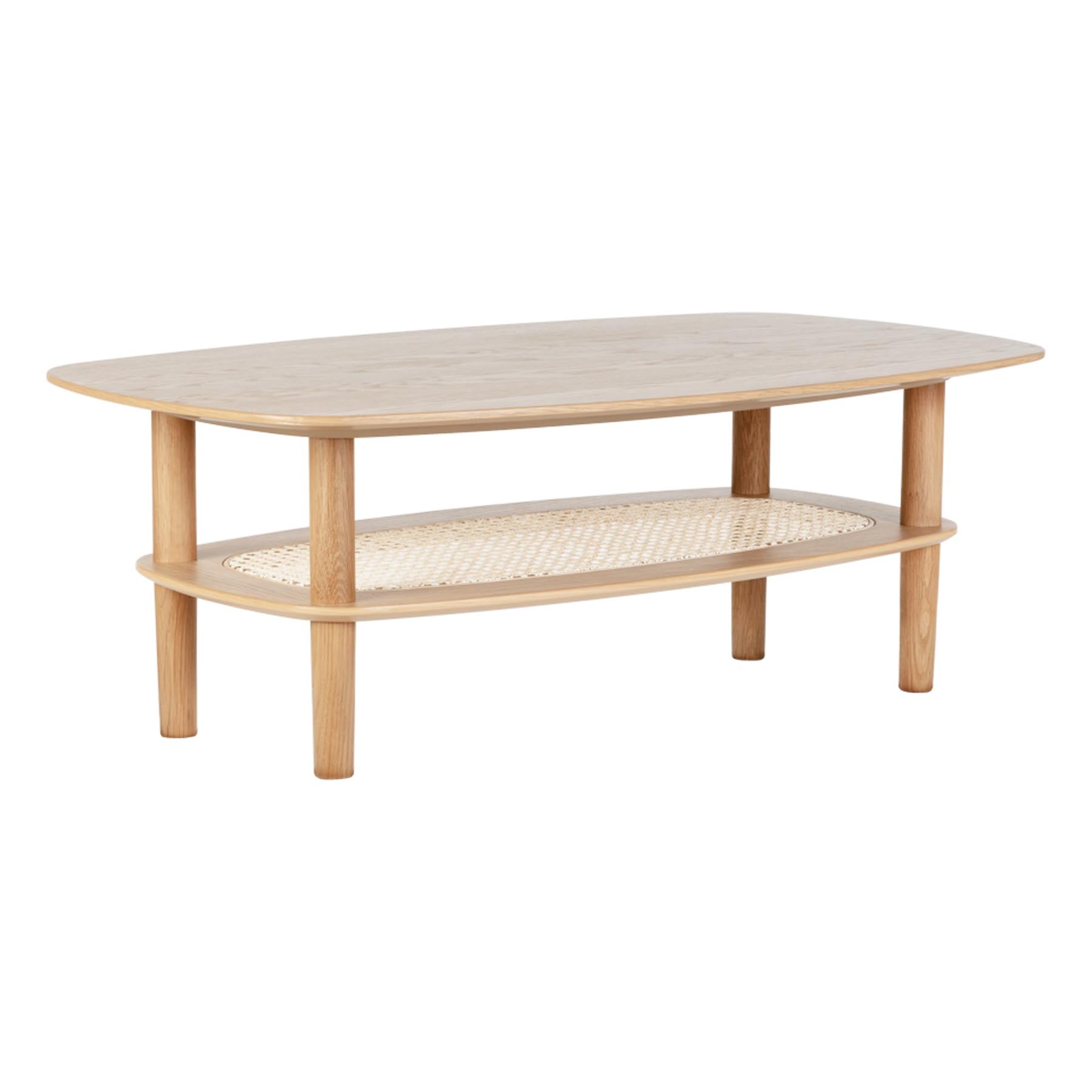 Together Sleek Rectangle Couchtisch in Oak präsentiert im Onlineshop von KAQTU Design AG. Couchtisch ist von Umage