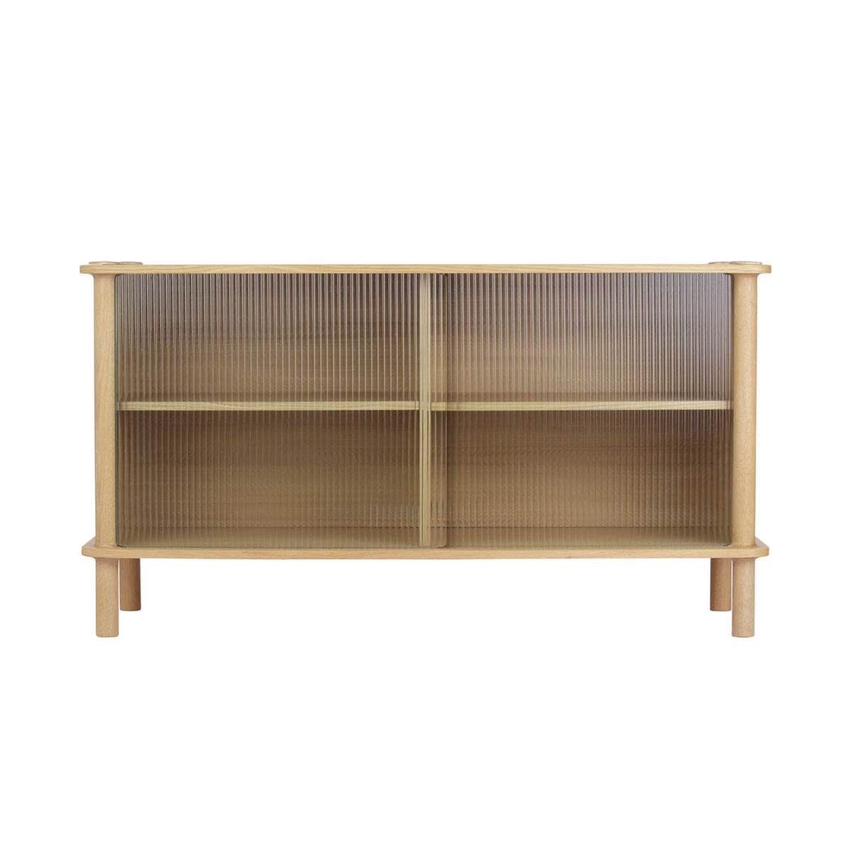 Italic Sideboard mit 2 Glastüren in Glass präsentiert im Onlineshop von KAQTU Design AG. Sideboard ist von Umage