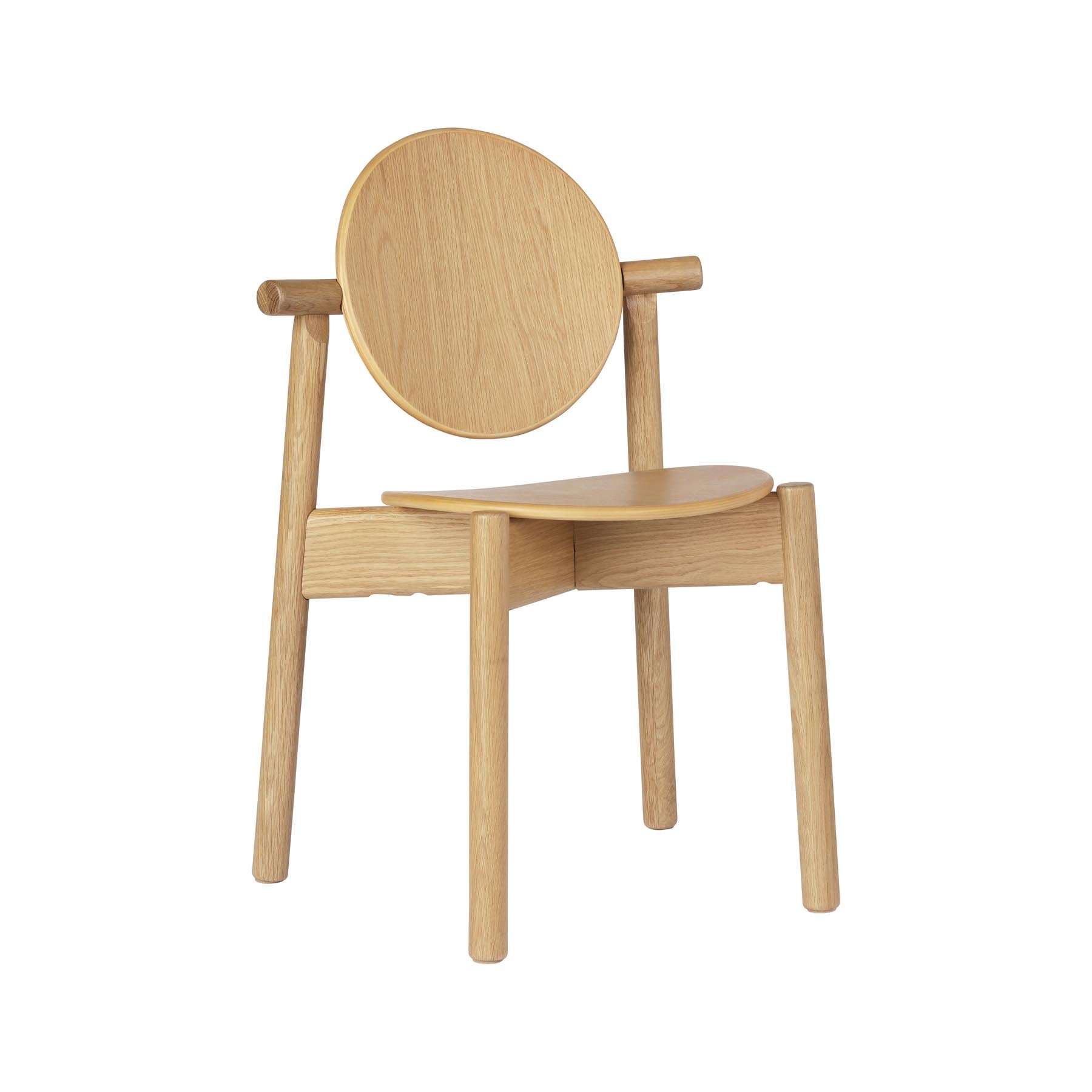 Heiko Esszimmerstuhl in Oak präsentiert im Onlineshop von KAQTU Design AG. Esstisch ist von Umage