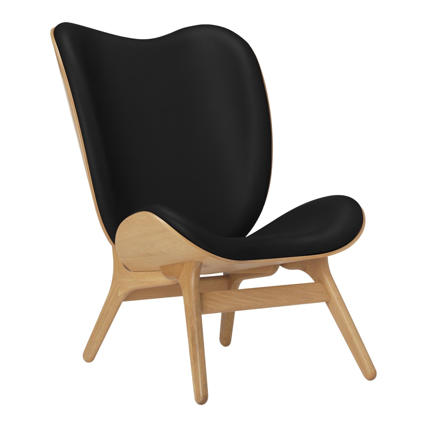A Conversation Piece Tall Sessel in Black präsentiert im Onlineshop von KAQTU Design AG. Sessel ist von Umage