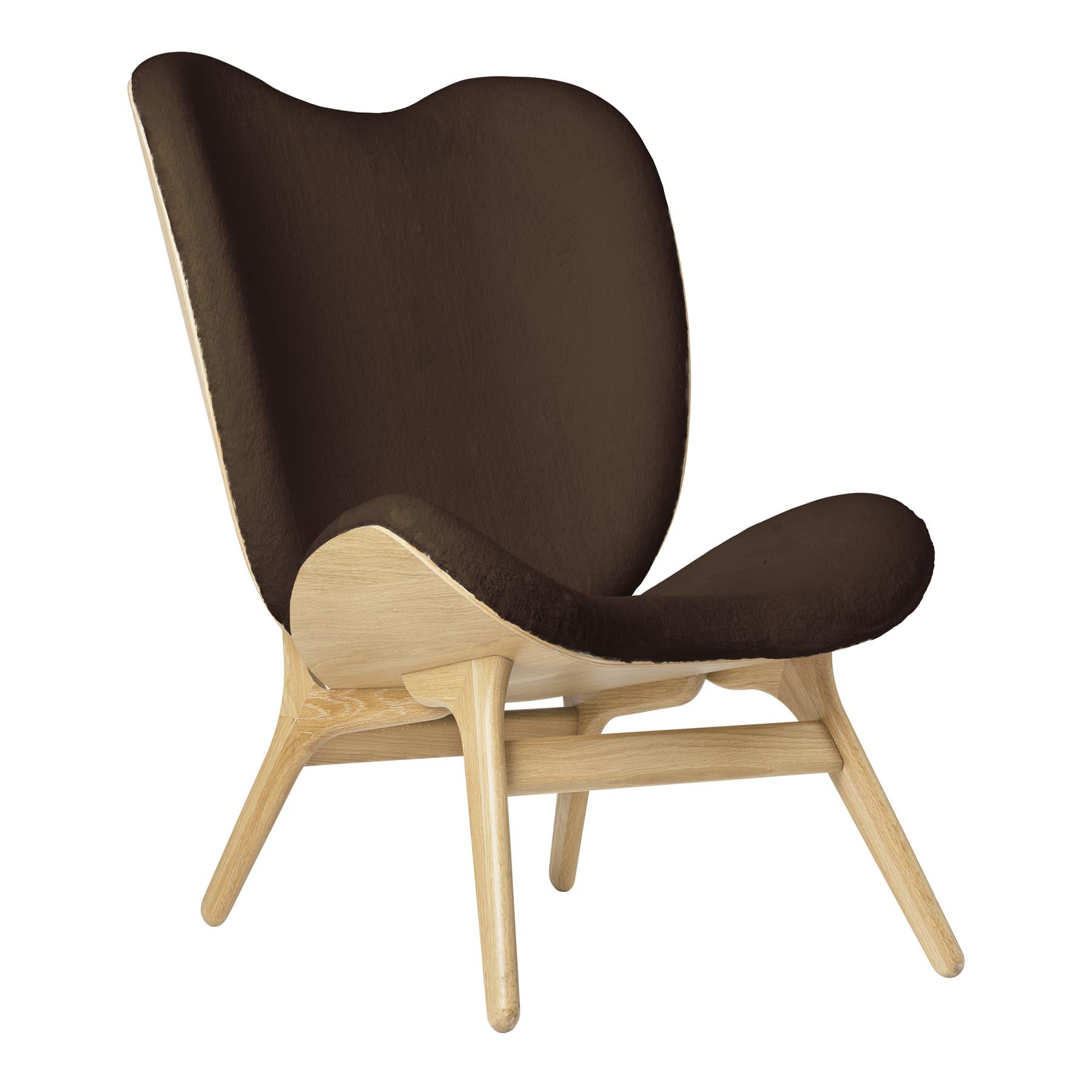 A Conversation Piece Tall Sessel in Teddy Brown präsentiert im Onlineshop von KAQTU Design AG. Sessel ist von Umage