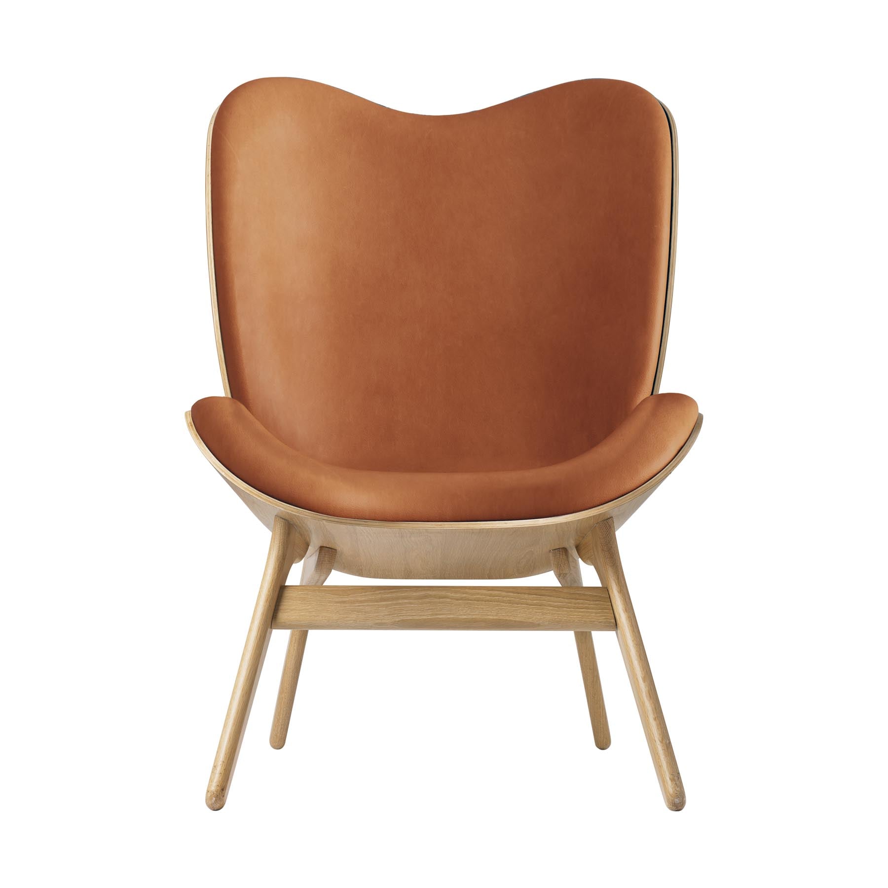 Moderner A Conversation Piece Tall Sessel von Umage in Dunes Rust, perfekt für einladende Wohnambiente und entspannte Gespräche.