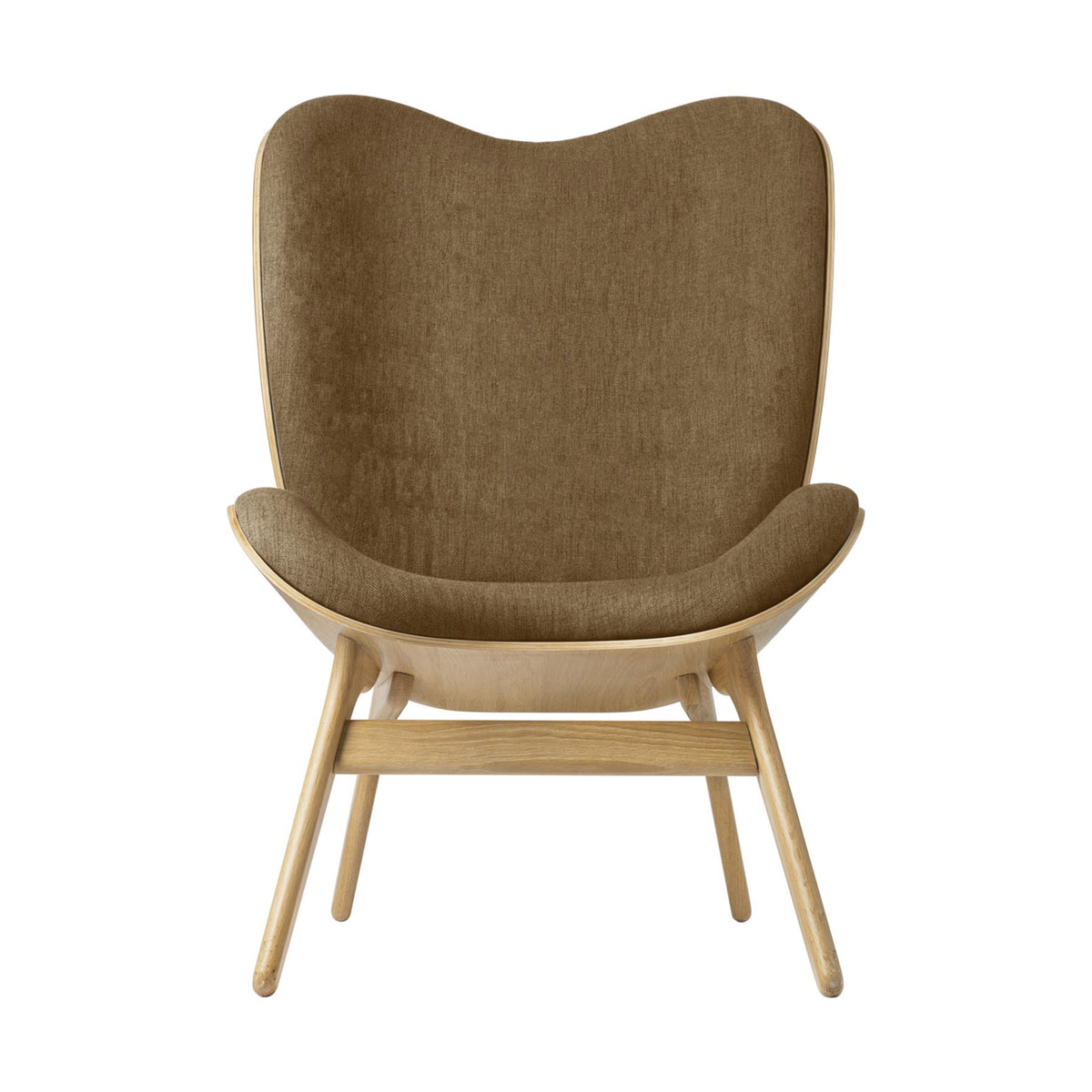 A Conversation Piece Tall Sessel in Sugar Brown präsentiert im Onlineshop von KAQTU Design AG. Sessel ist von Umage