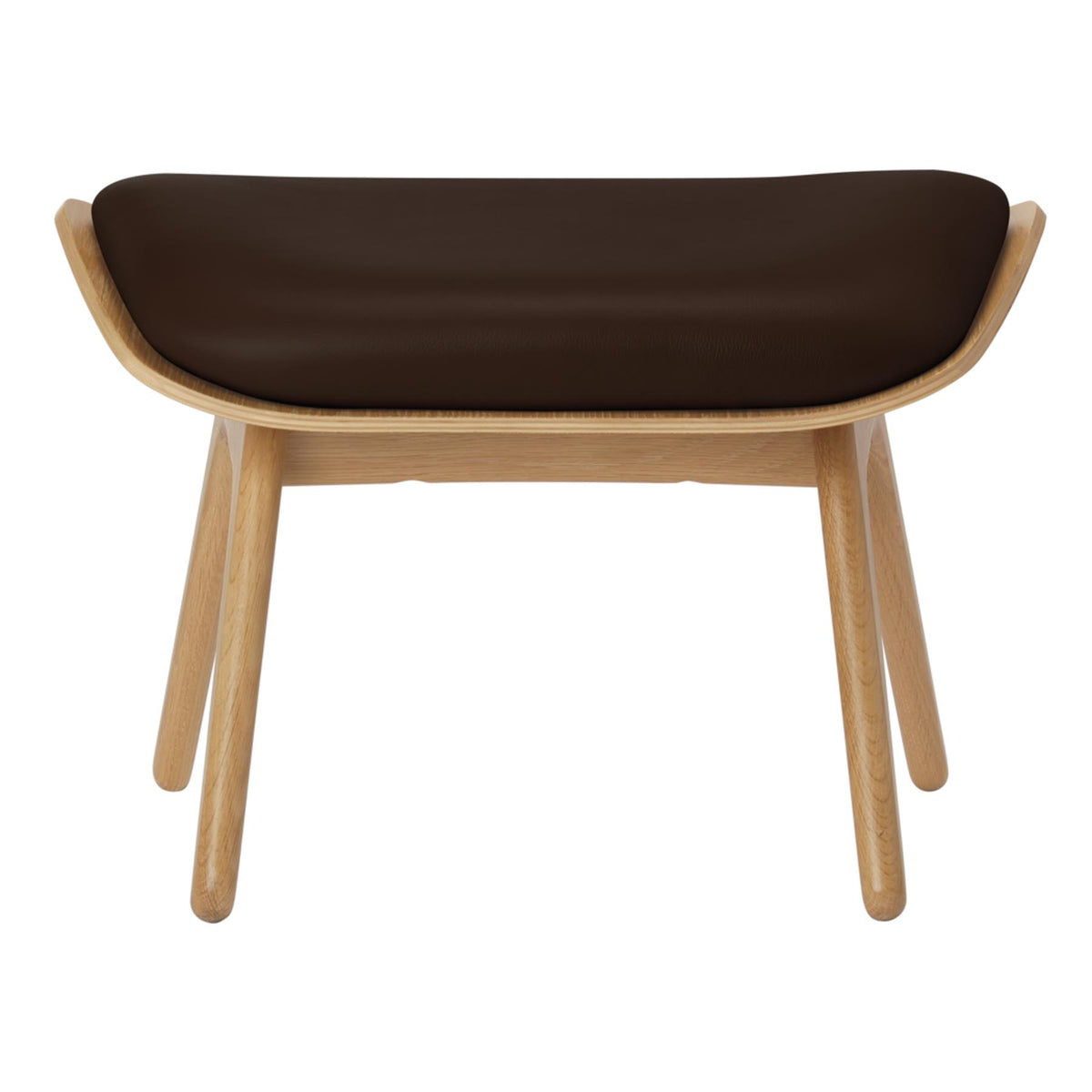 The Reader Ottoman in Brown präsentiert im Onlineshop von KAQTU Design AG. Ottoman ist von Umage