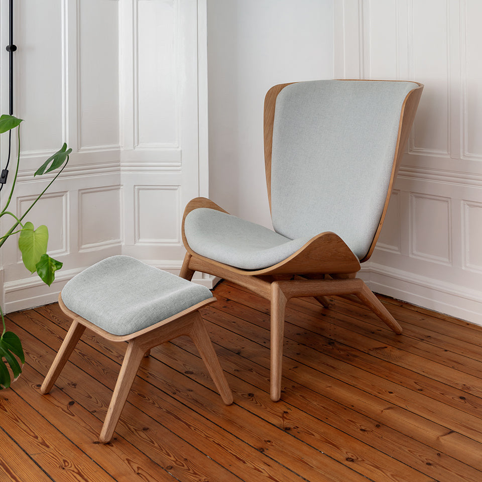 The Reader Ottoman in Sterling präsentiert im Onlineshop von KAQTU Design AG. Ottoman ist von Umage