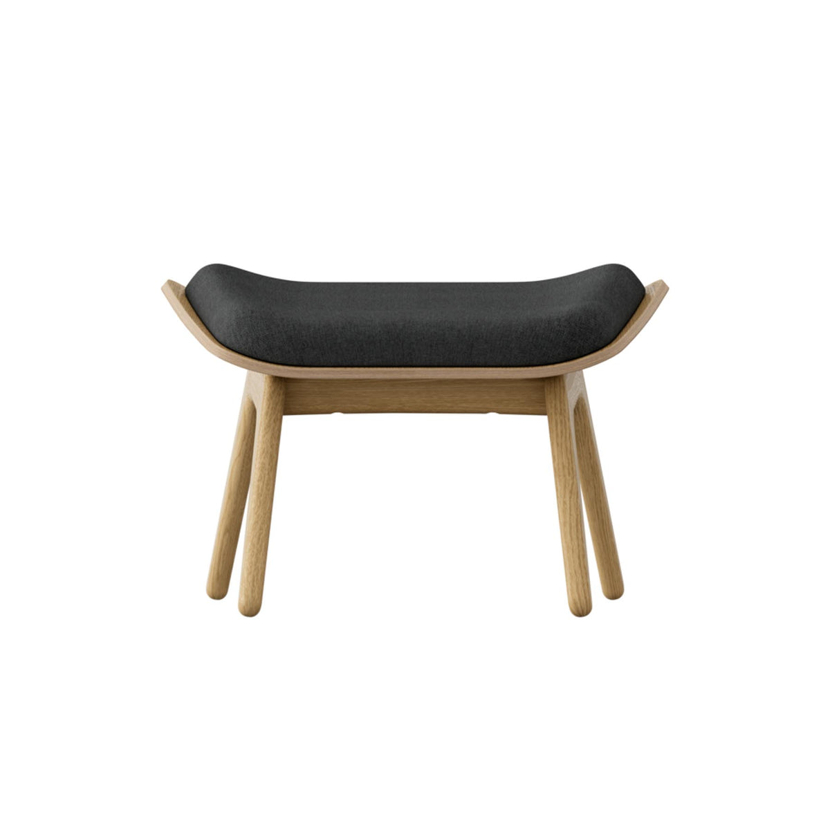The Reader Ottoman in Shadow präsentiert im Onlineshop von KAQTU Design AG. Ottoman ist von Umage