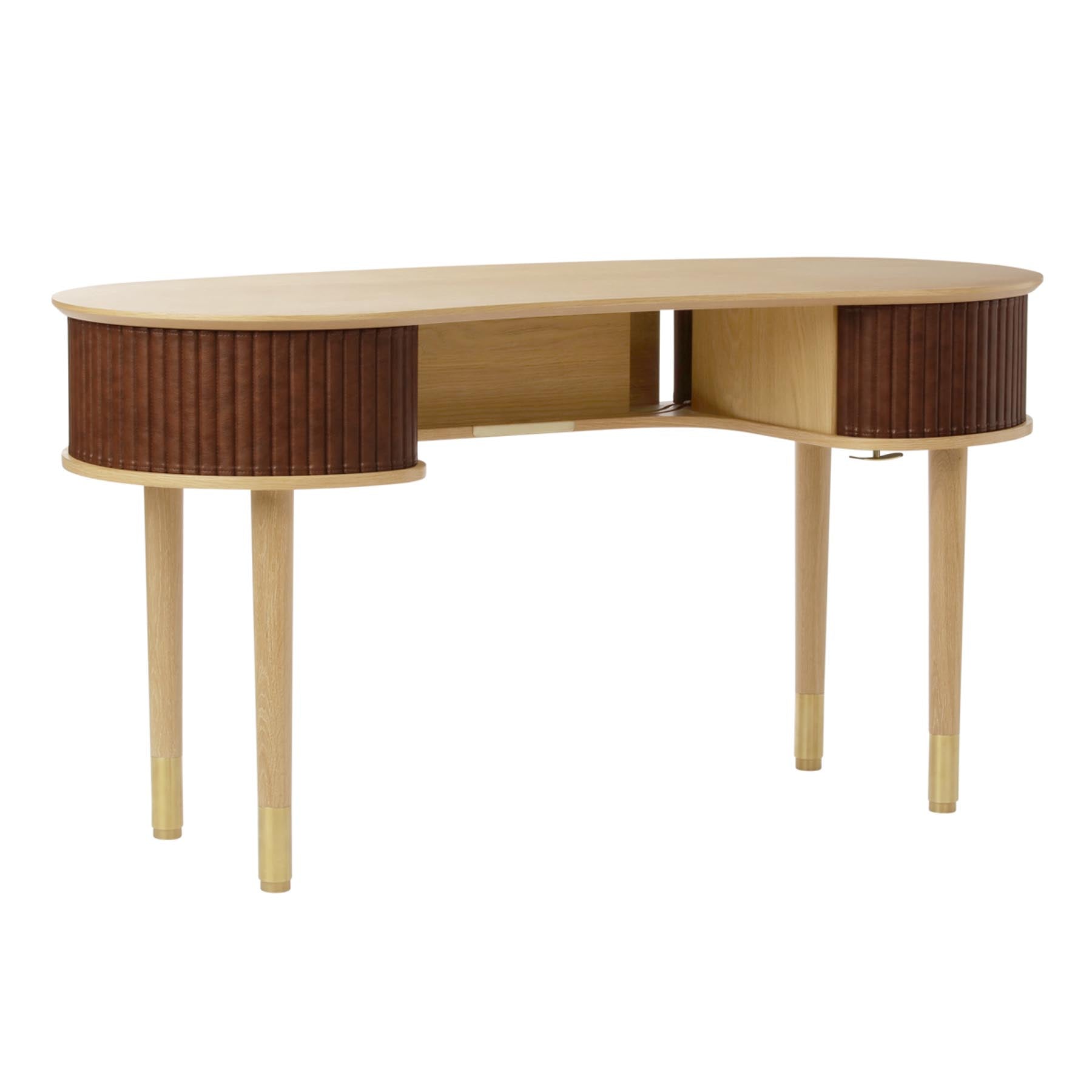 Audacious Schreibtisch in Hazelnut präsentiert im Onlineshop von KAQTU Design AG. Schreibtisch ist von Umage