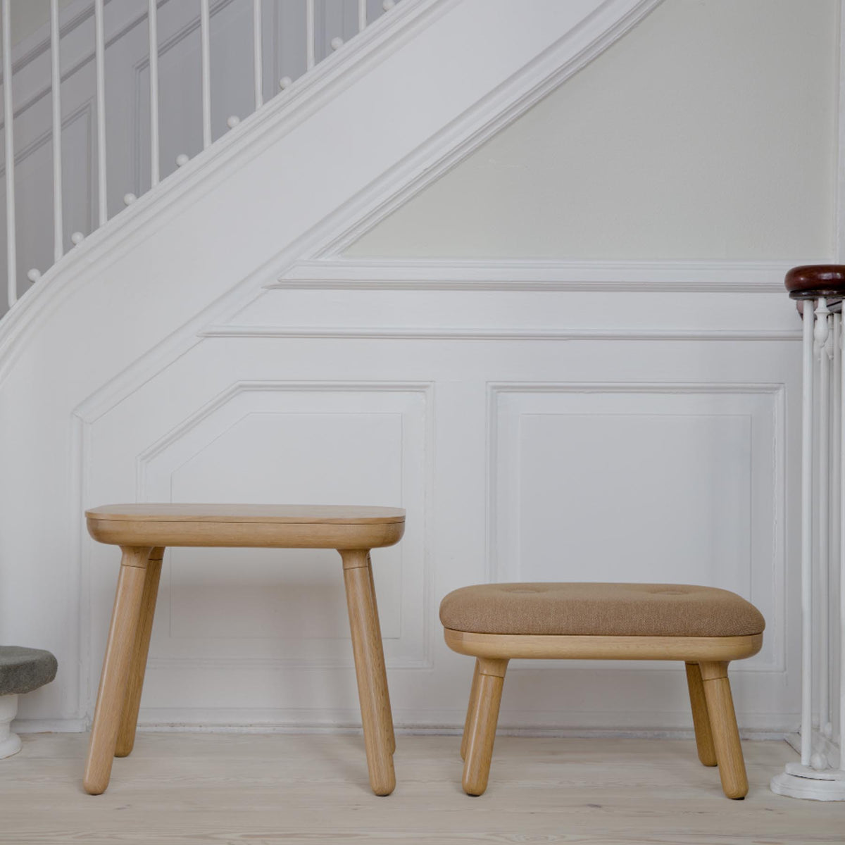 Paff low Hocker in Sugar Brown präsentiert im Onlineshop von KAQTU Design AG. Hocker ist von Umage