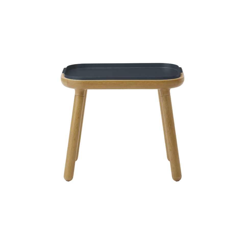 Moderner Paff low Beistelltisch in elegantem Anthrazitgrau von Umage, ideal für stilvolle Akzente und funktionale Nutzung in jedem Raum.