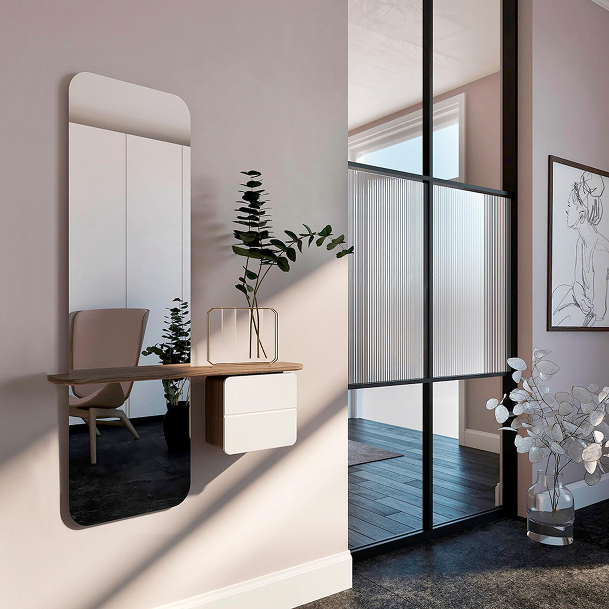 One More Look Wandregal in Pearl White präsentiert im Onlineshop von KAQTU Design AG. Wandregal ist von Umage