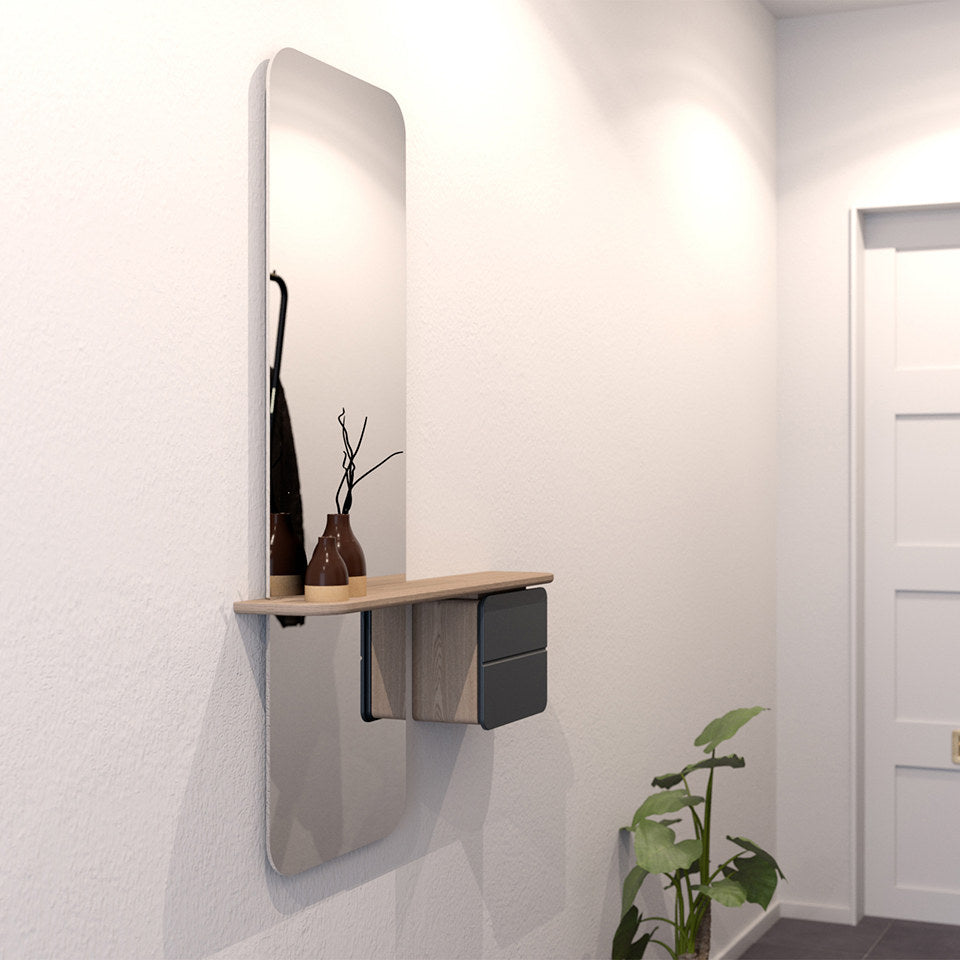 One More Look Wandregal in Anthracite Grey präsentiert im Onlineshop von KAQTU Design AG. Wandregal ist von Umage