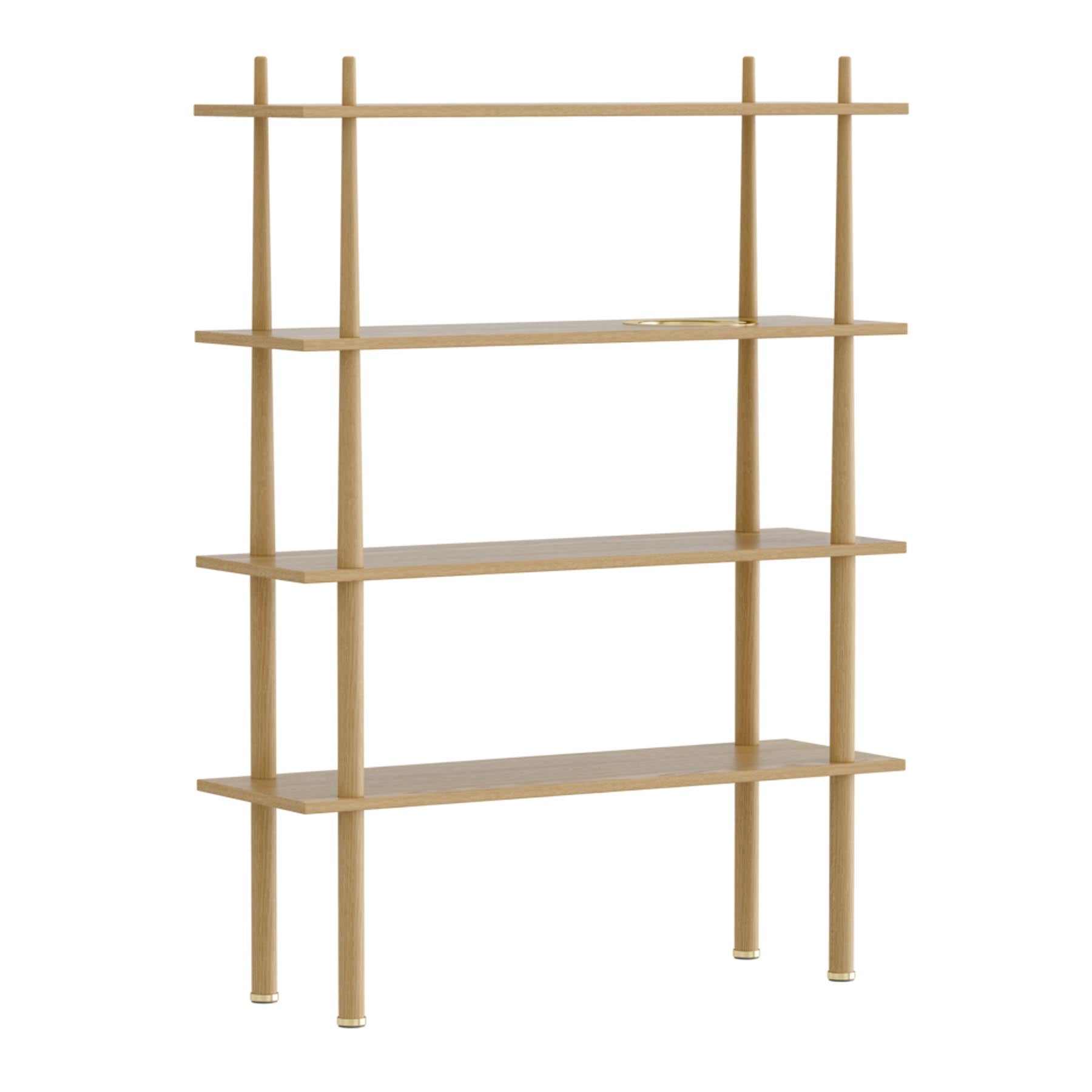 Stories Regal mit 3 passenden Aufbewahrungsboxen in Oak präsentiert im Onlineshop von KAQTU Design AG. Standregal ist von Umage